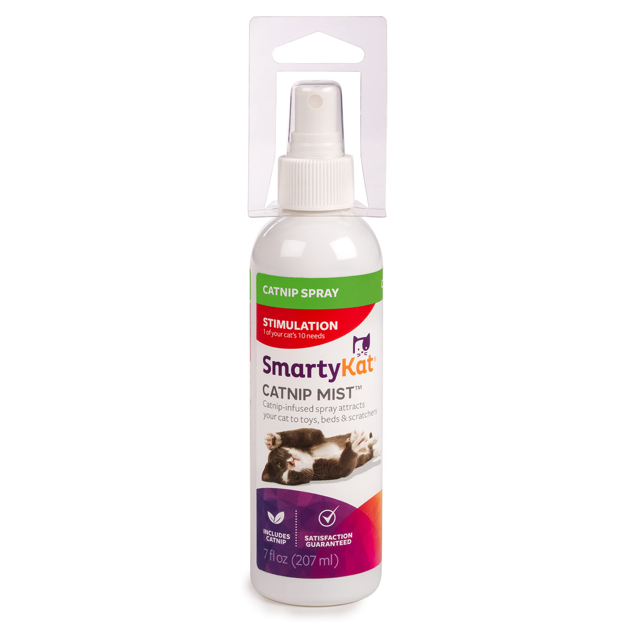 SmartyKat Catnip Mist Spray for Cats & Kittens, Safe for Pets  7 Fluid Ounces