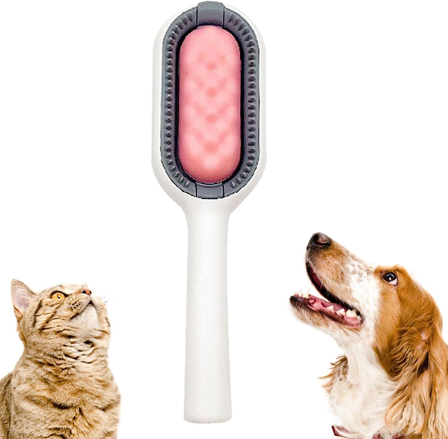 Rasdion Lint Rollers Brush Reusable Sticky Picker Cleaner Roller, Travel Pet Hair Removal Comb, Lint Cleaning Roller Remover Bru