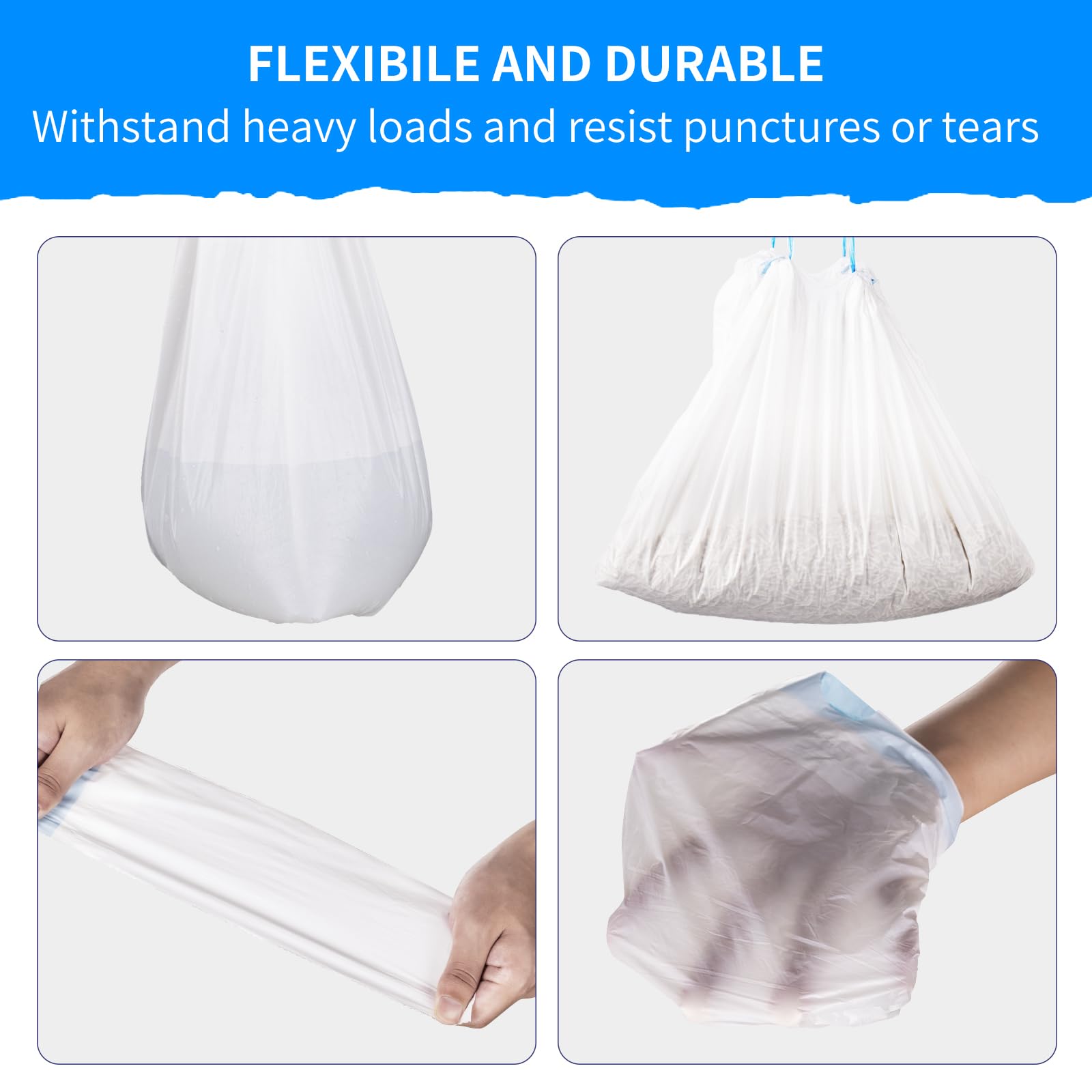 120 Count Extra Large Cat Litter Box Liners, Cat Litter Waste Receptacles Bags For Cleanpethome Self Cleaning Litter Box