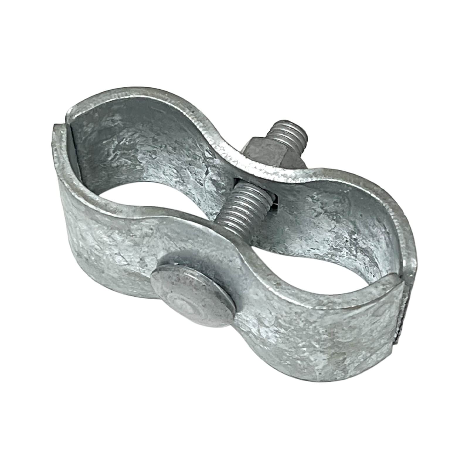 Chain Link Fence Panel Clamps/Galvanized Steel Panel Clamp 1-3/8' (8 Set)/ Kennel Clamps: Chain Link Fence Pipe Panel Frames, Saddle Clamp, Kennel Clamp