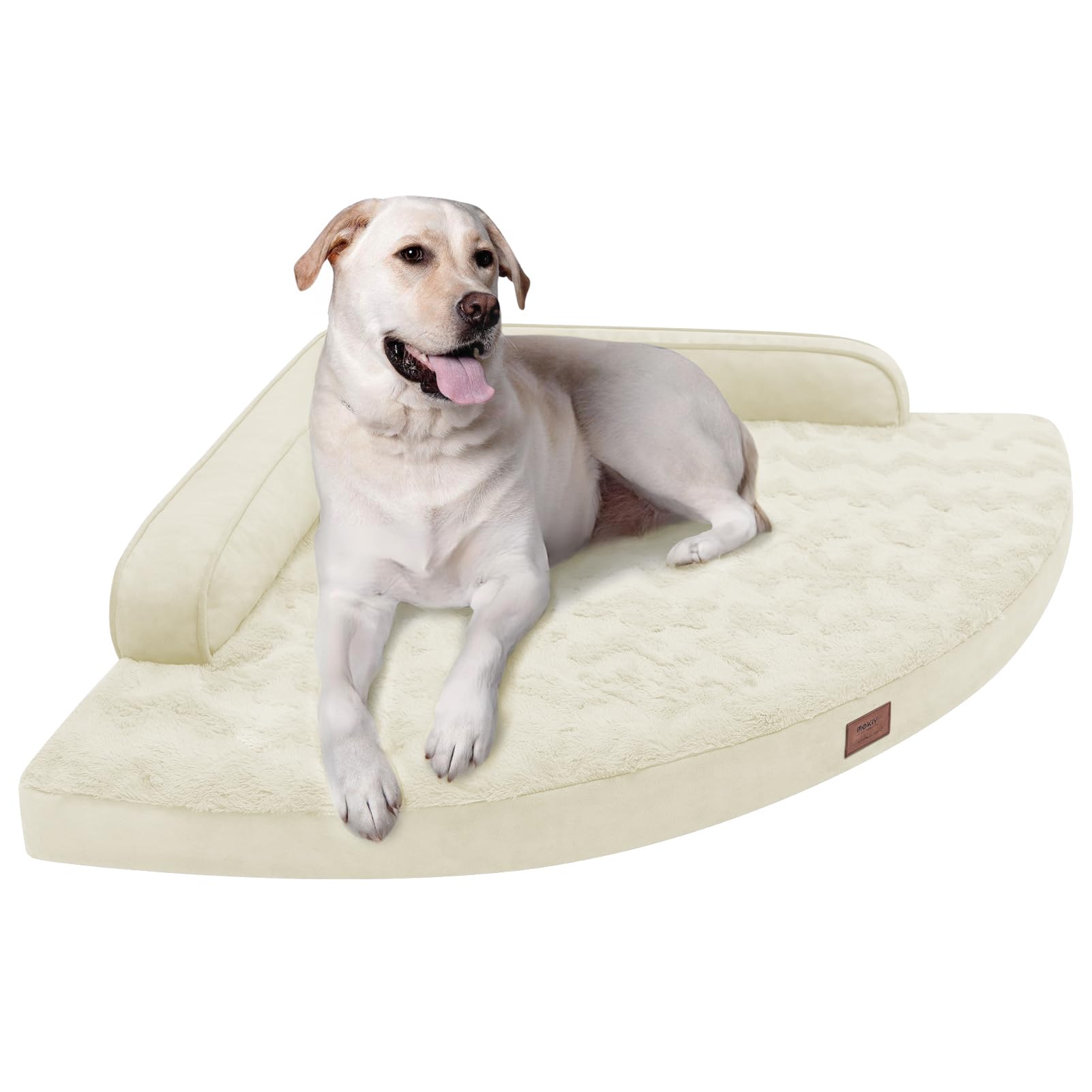 Mekiy Large Orthopedic Dog Bed With Sides Xxl Dog Beds With Removable Washable Cover Non-Slip Waterproof Pet Bed For Extra Large