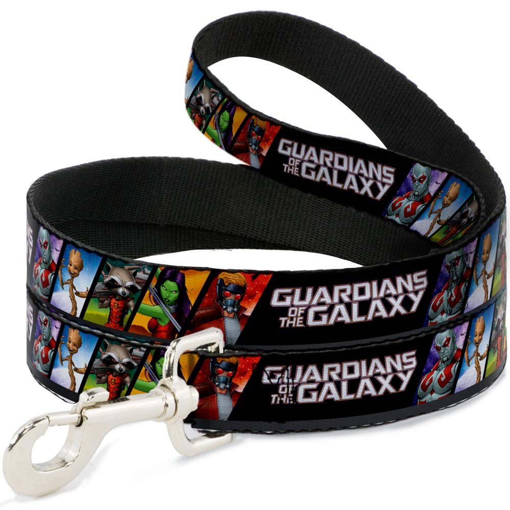 Dog Leash Guardians Of The Galaxy 5 Character Pose Blocks 4 Feet Long 0.5 Inch Wide