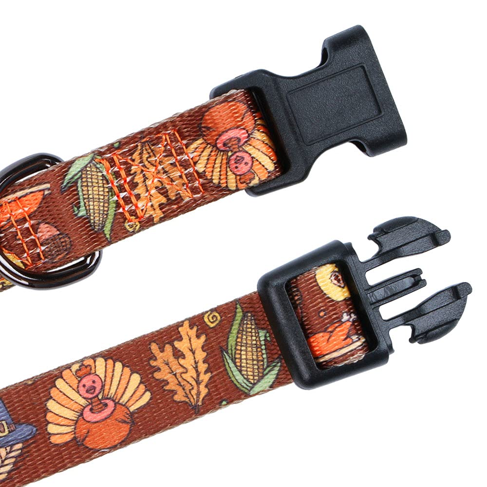 Rhea Rose Fall Halloween Thanksgiving Dog Collars Small Size