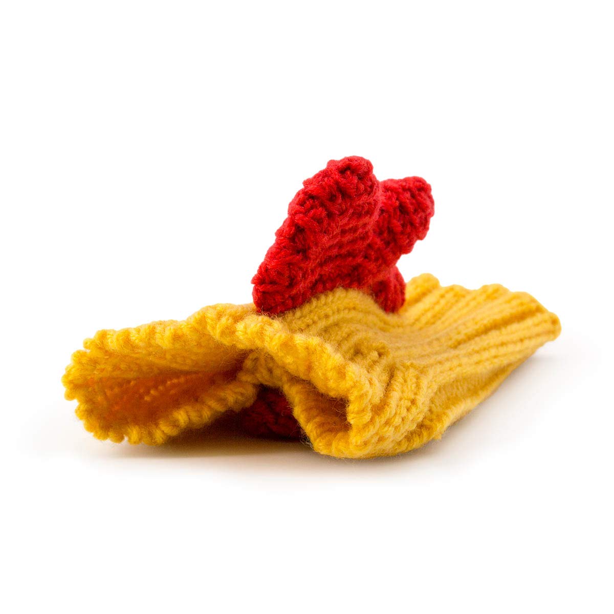 Zoo Snoods Rooster Chicken Costume for Dogs, Medium - Warm No Flap Ear Wrap Hood for Pets, Dog Outfit for Winters, Halloween, Ch