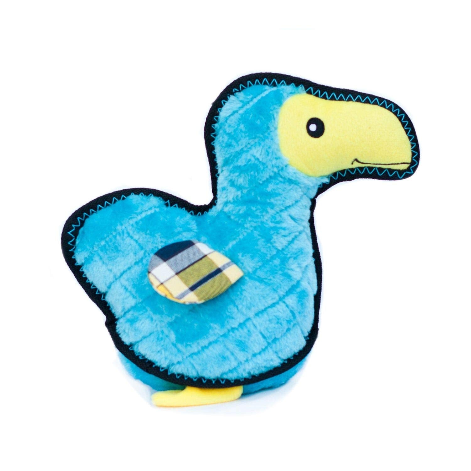 Zippy Paws - Z-Stitch Grunterz Durable Stuffed Squeaky Dog Toy - Dodo The Dodo Bird