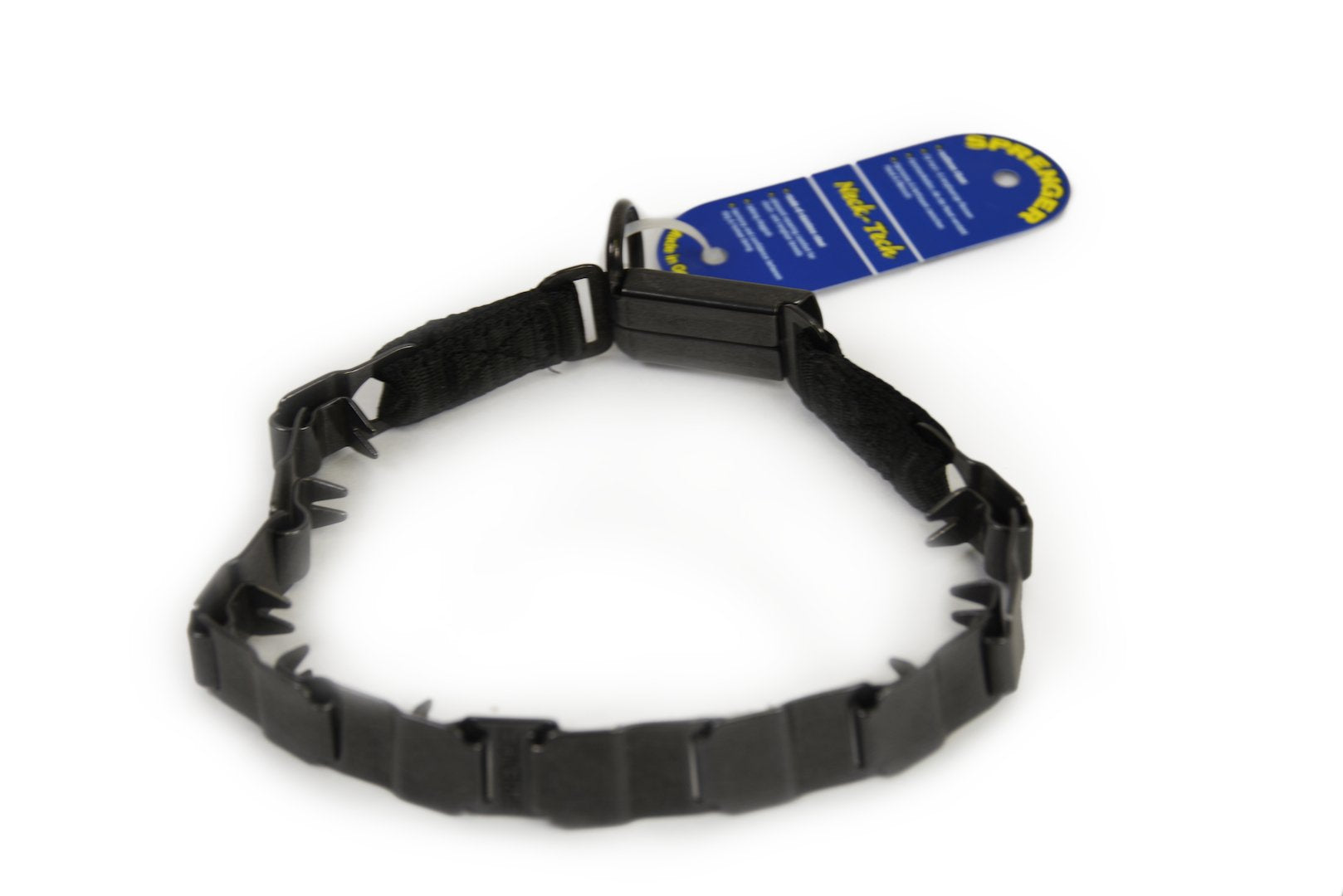 Dean & Tyler Herm Sprenger 24 Black Matt Steel Neck Tech Training Collar with ClicLock Buckle - One Size
