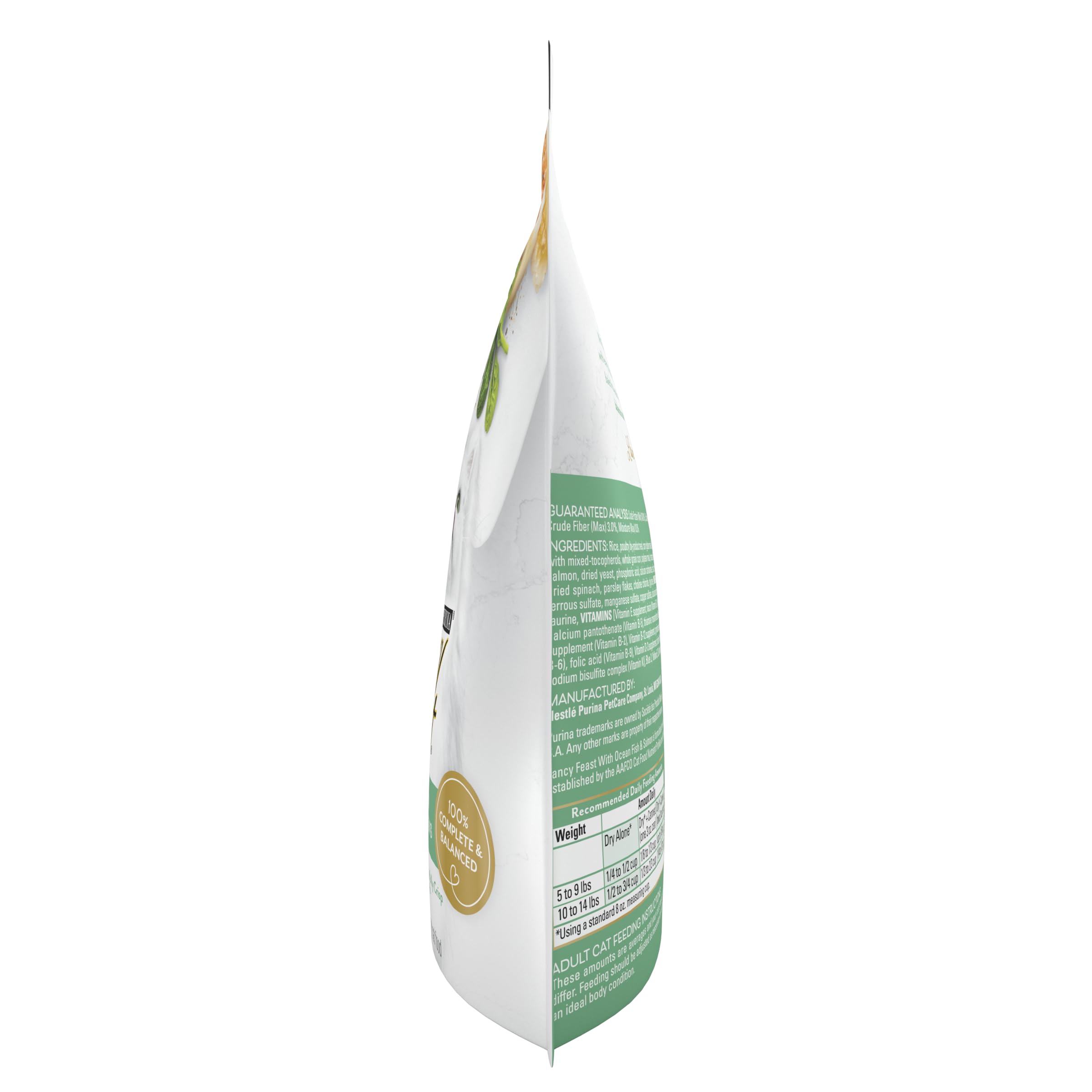 Fancy Feast Purina Dry Cat Food with Ocean Fish and Salmon - 16 oz. Bag (Pack of 3)