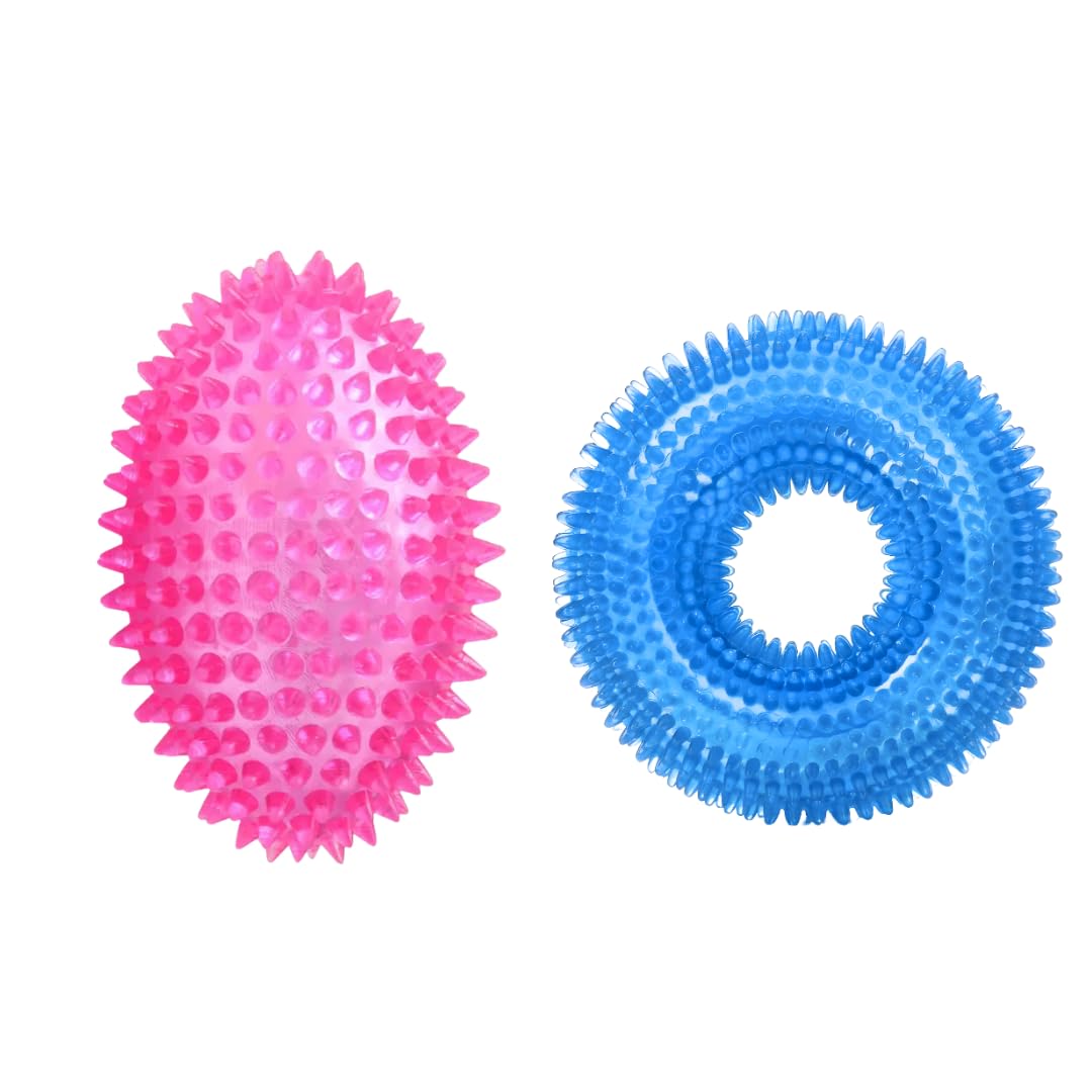 Hurry Pets Squeaky Chew Lighting Toy Pack Of 2Pcs