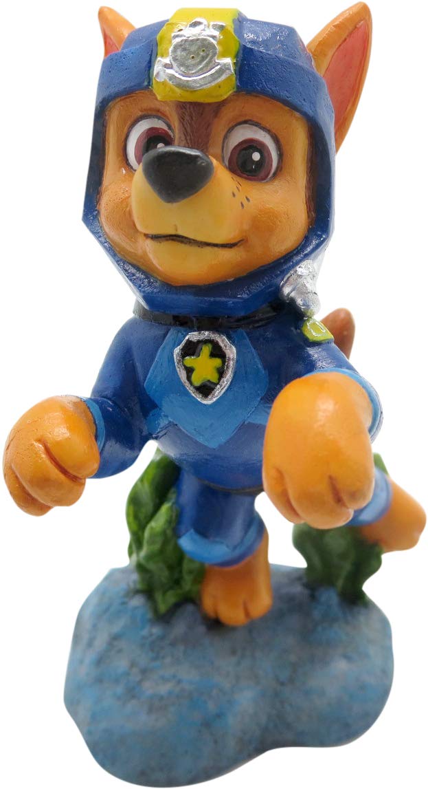 Penn-Plax Paw Patrol Aquarium Ornament Bundle - 4 Resin Mini Figures for Freshwater & Saltwater - Chase, Marshall, Rubble, Skye - Multicolor