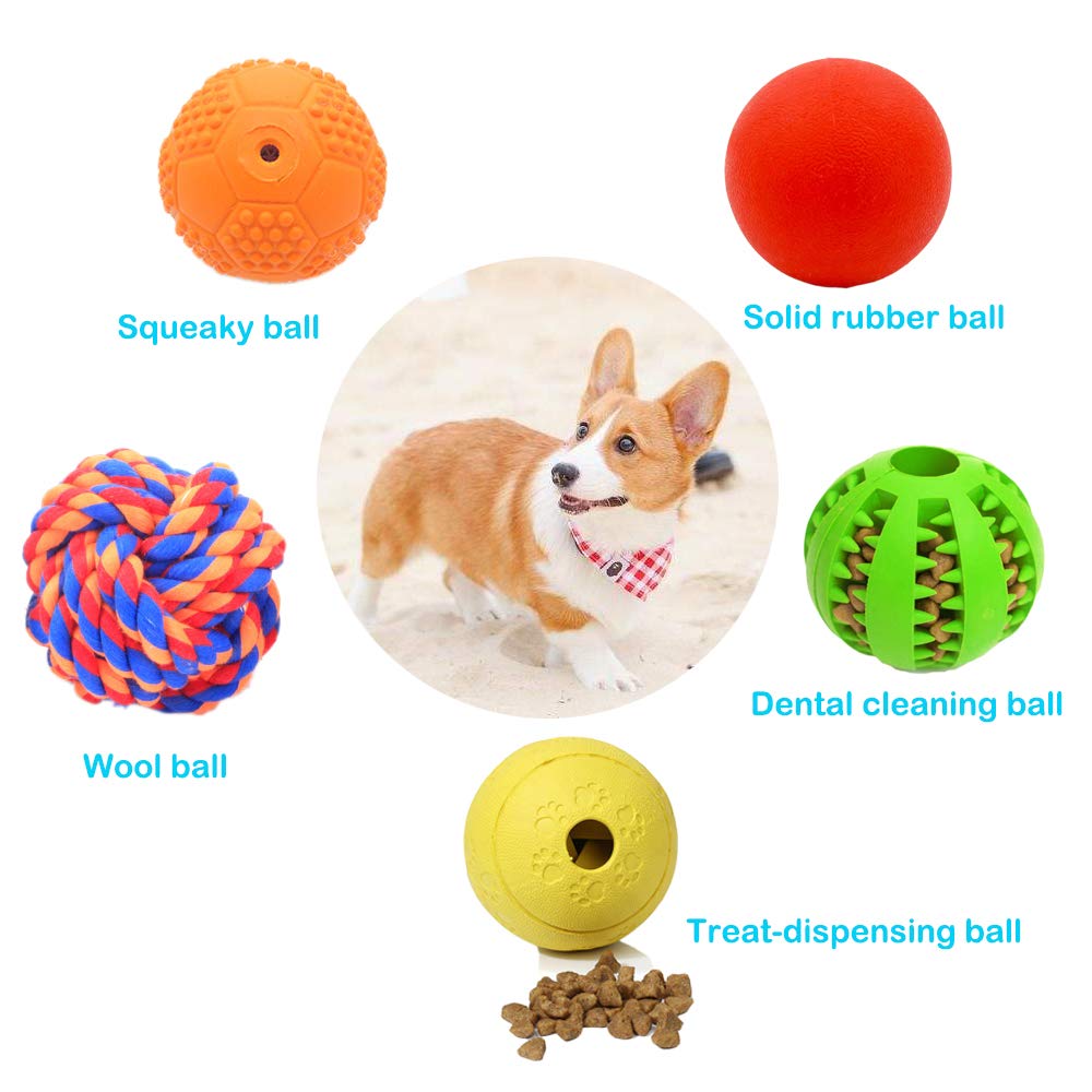 Volacopets 5 Different Functions Interactive Dog Toys For Puppies, Puppy Puzzle Toys For Small Dogs, Dog Balls For Small Dogs, T