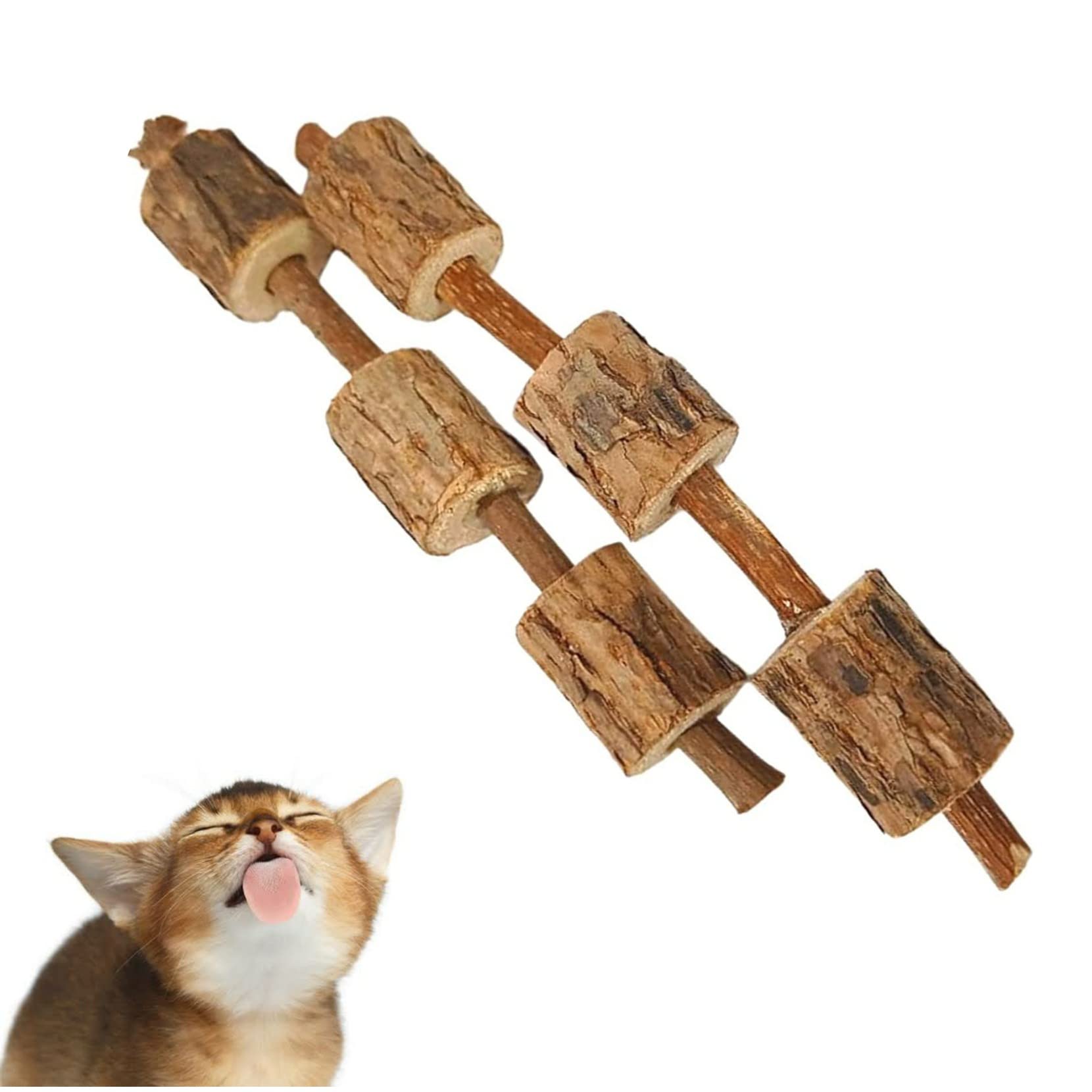 Petlicious & More 100% Natural Sticks Customized Catnip Toy (Pack Of One Pair)