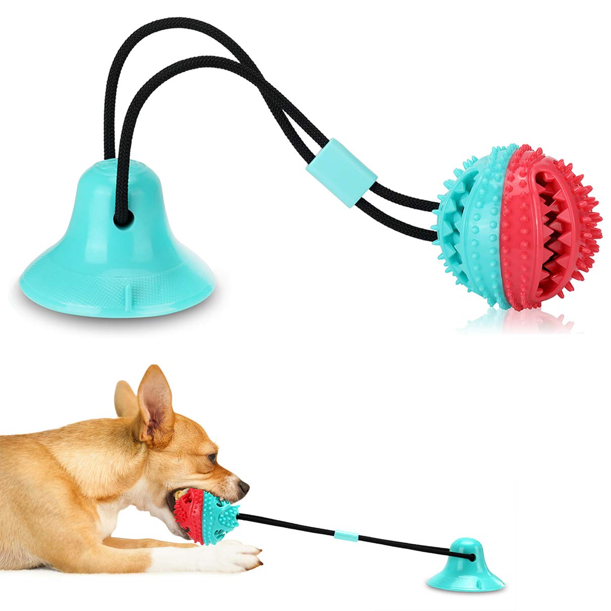 ALLRIER Interactive Dog Toys Tug of War, Mentally Stimulating Toys for Dogs, Puppy Teething Toys for Boredom to Keep Them Busy, 