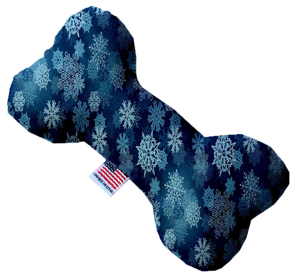 Pet and Dog Plush Heart or Bone Toy, "Winter Wonderland Group" (Available in different sizes, and 10 different patterns!) Winter Wonderland 6" Plush Bone