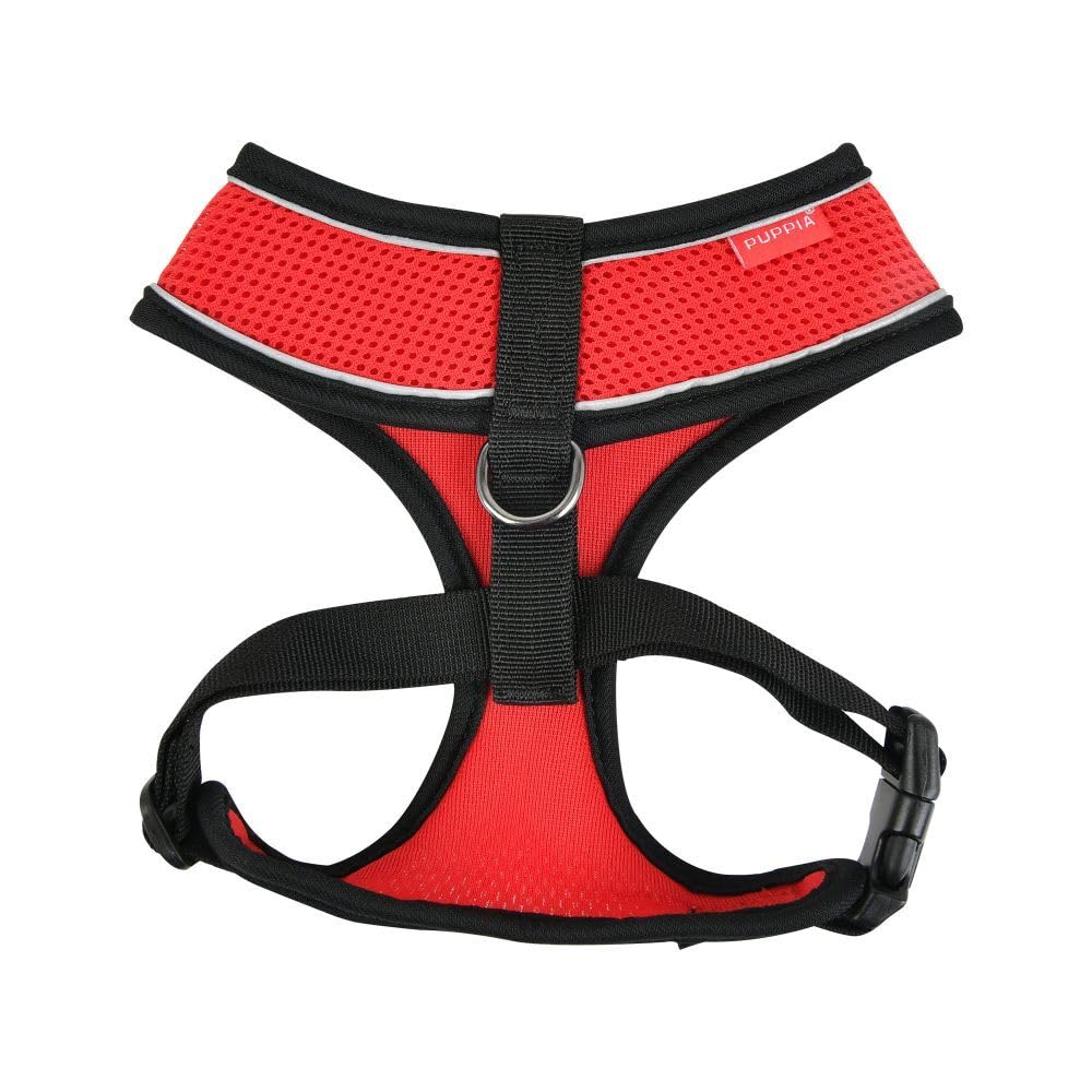 Puppia Soft Harness PRO - RED - M