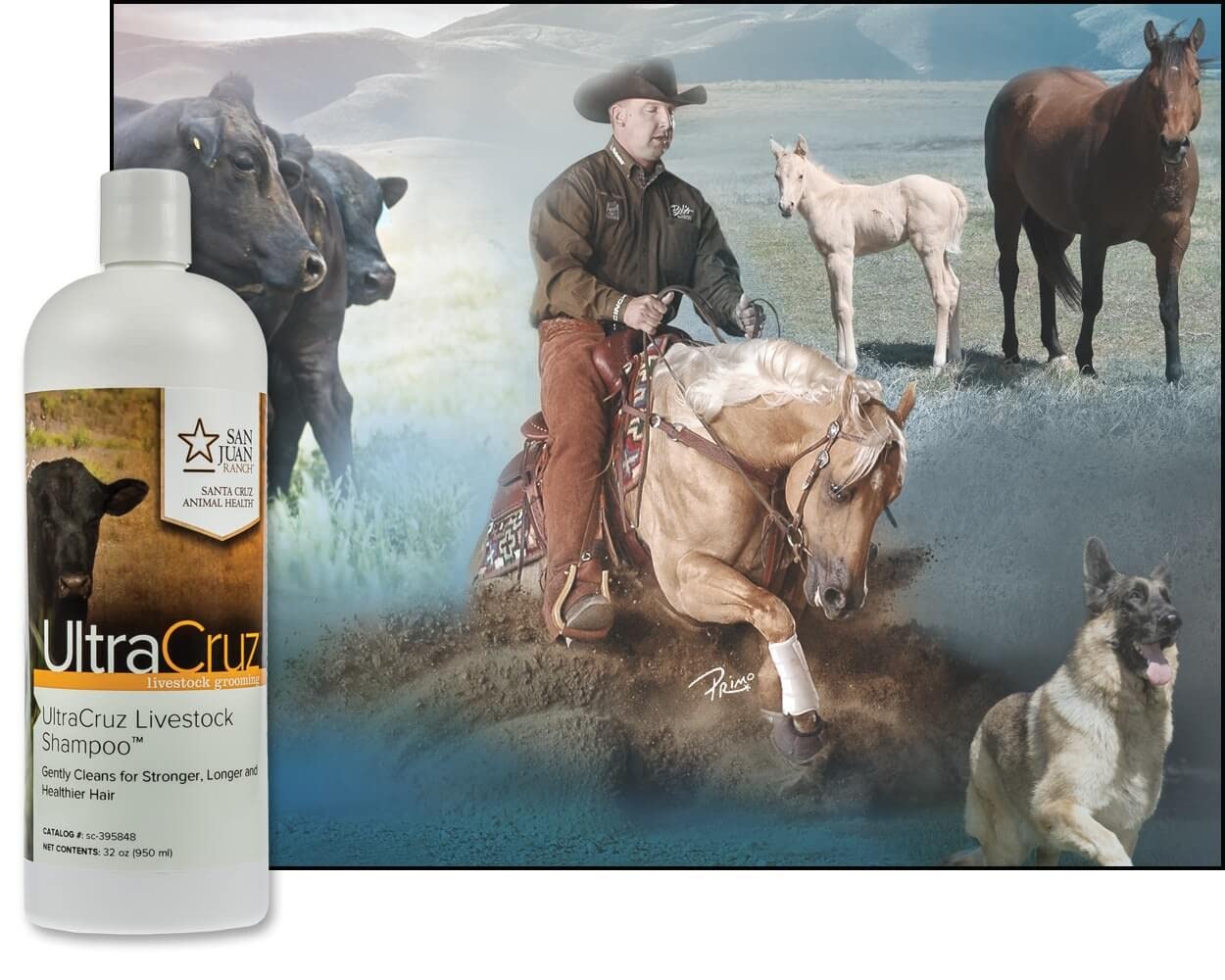 Ultracruz Livestock Shampoo, 32 Oz
