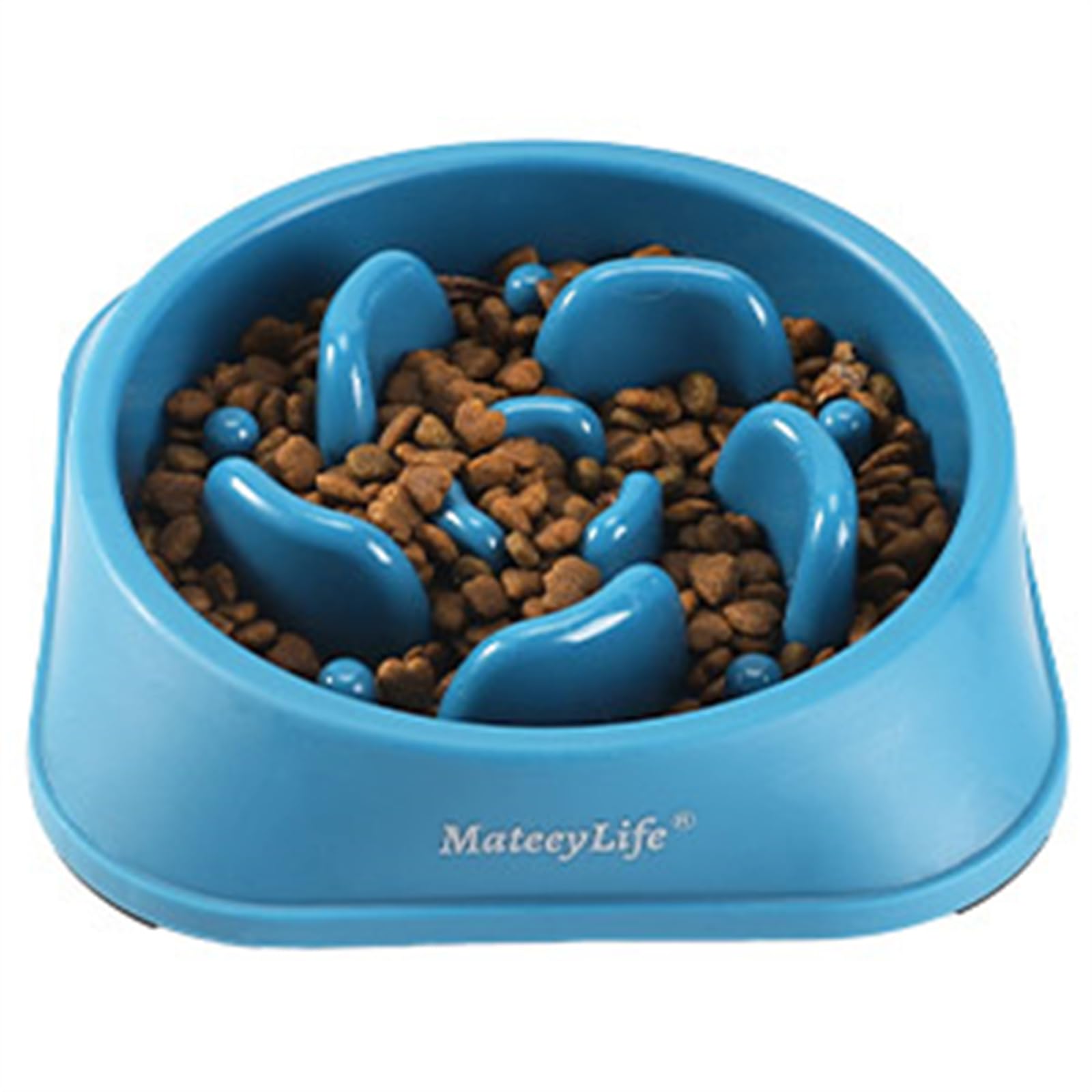 MateeyLife Slow Feeder Dog Bowls, Anti-Choking Puzzle Dog Food Bowls, Anti-Slip Interactive Feeding Slow Down Eating, Bloat Stop