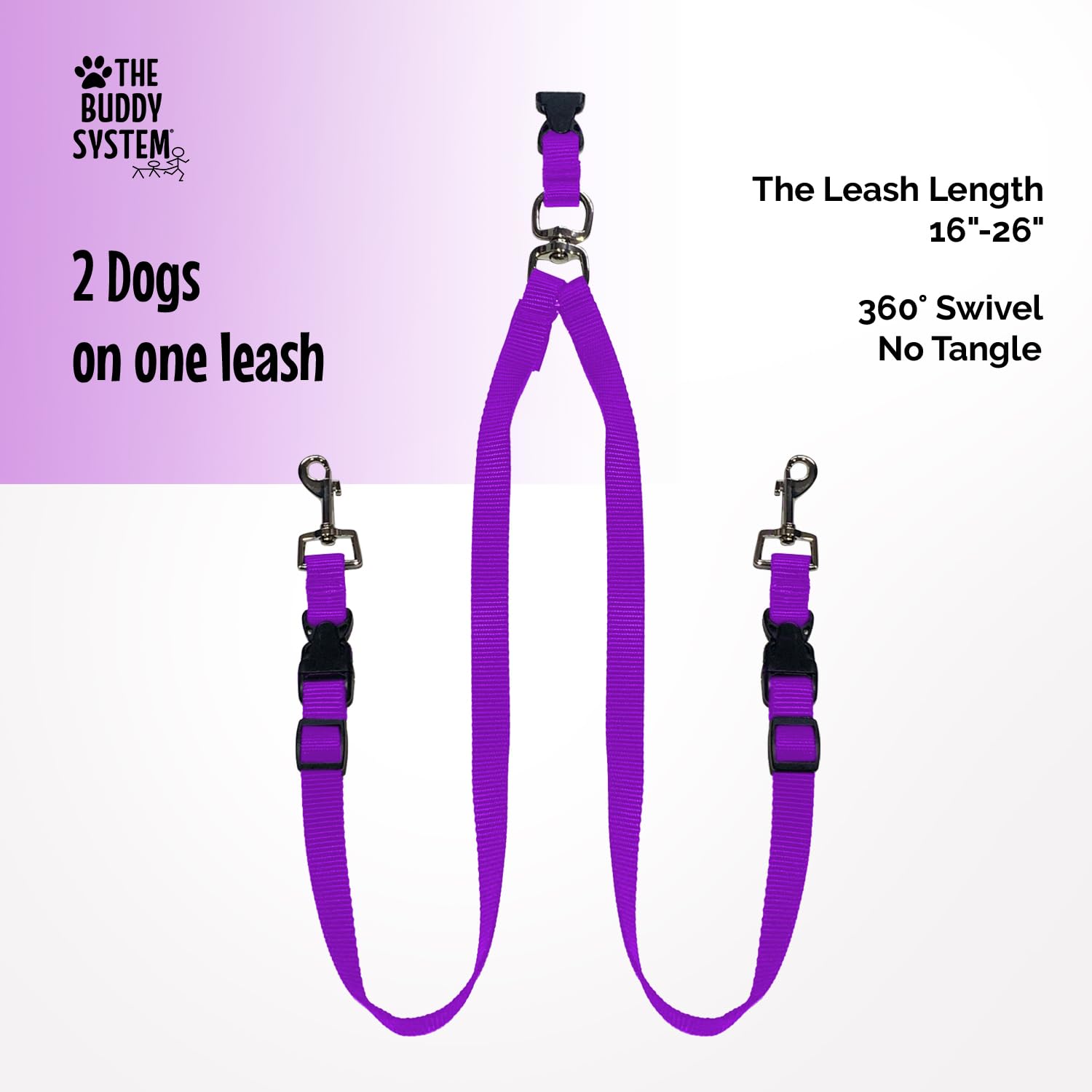 The Buddy System Double Buddy Small Purple