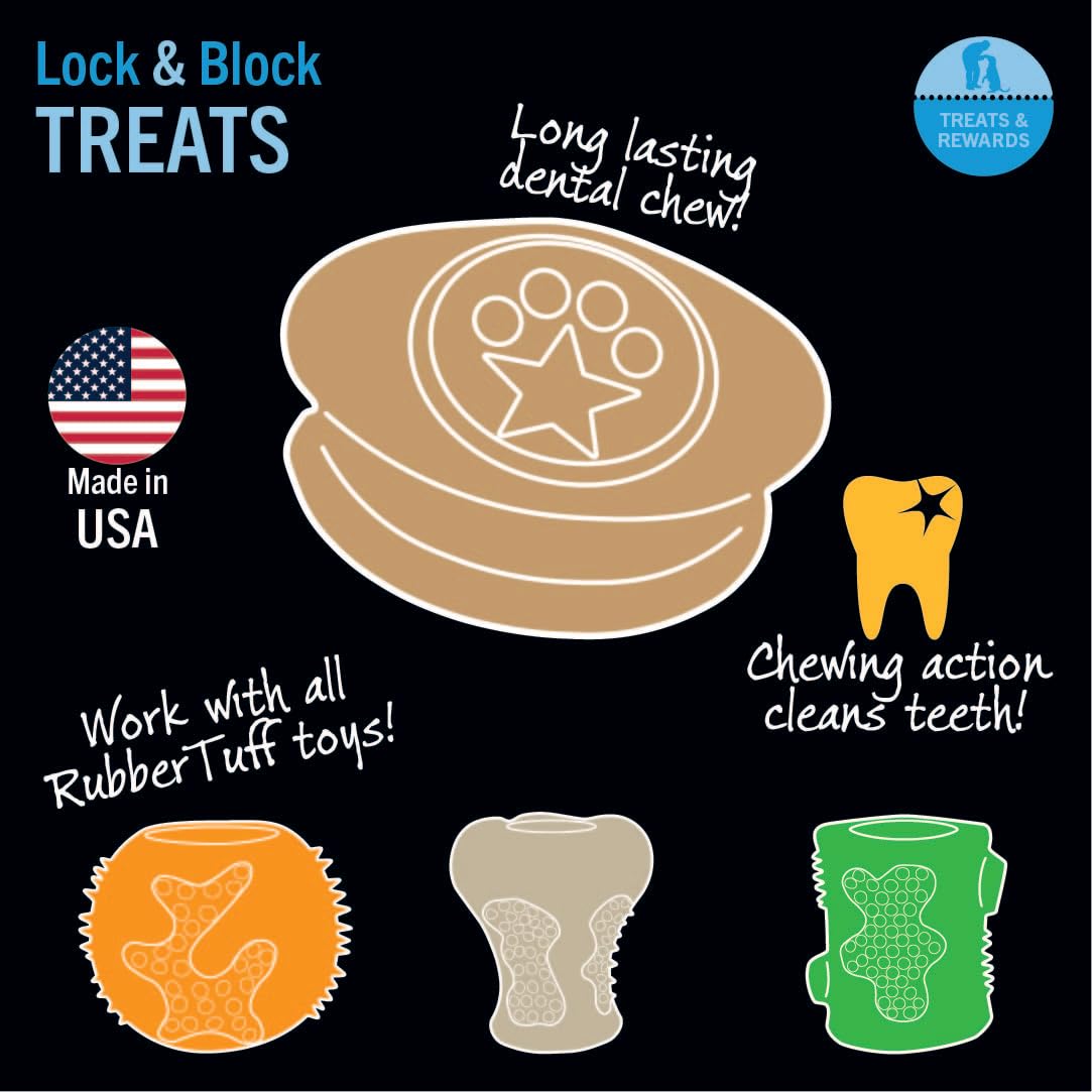 Starmark Lock & Block Chicken Dog Treat Small
