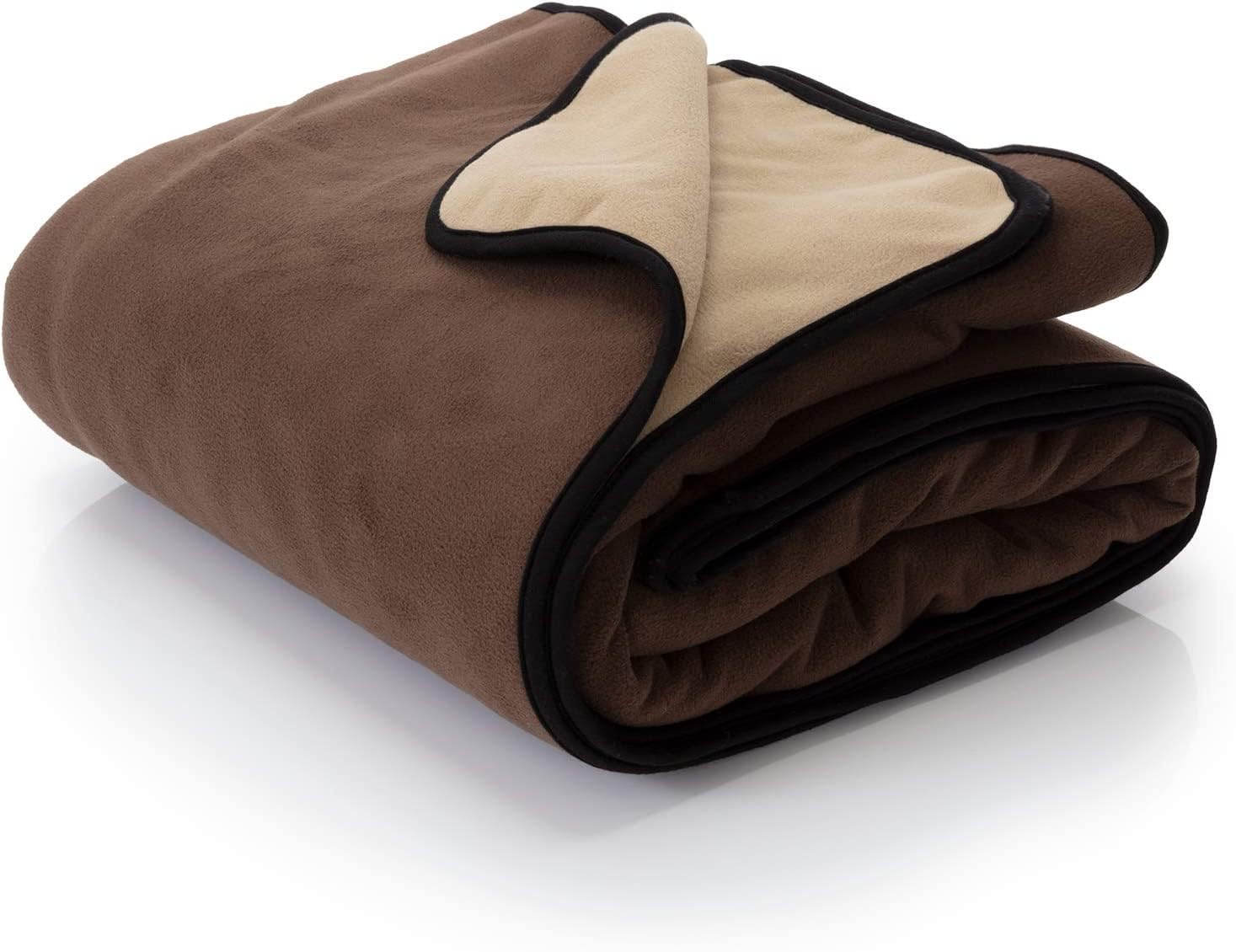 Waterproof Blanket For Bed - Waterproof Dog Blanket For Large Dogs - Pet Blankets For Bed/Couch/Dog Crate, Soft Reversible Furni