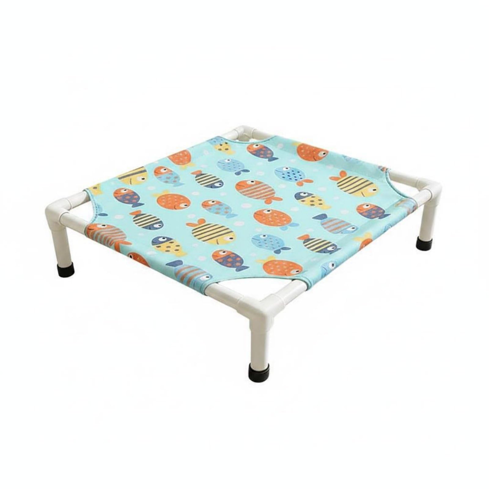 STYLEHEAVEN Detachable Elevated Dog Bed YearRound Raised Dog Bed Washable Mesh Pet Cot Above The Ground for Small Dogs, L, Turb