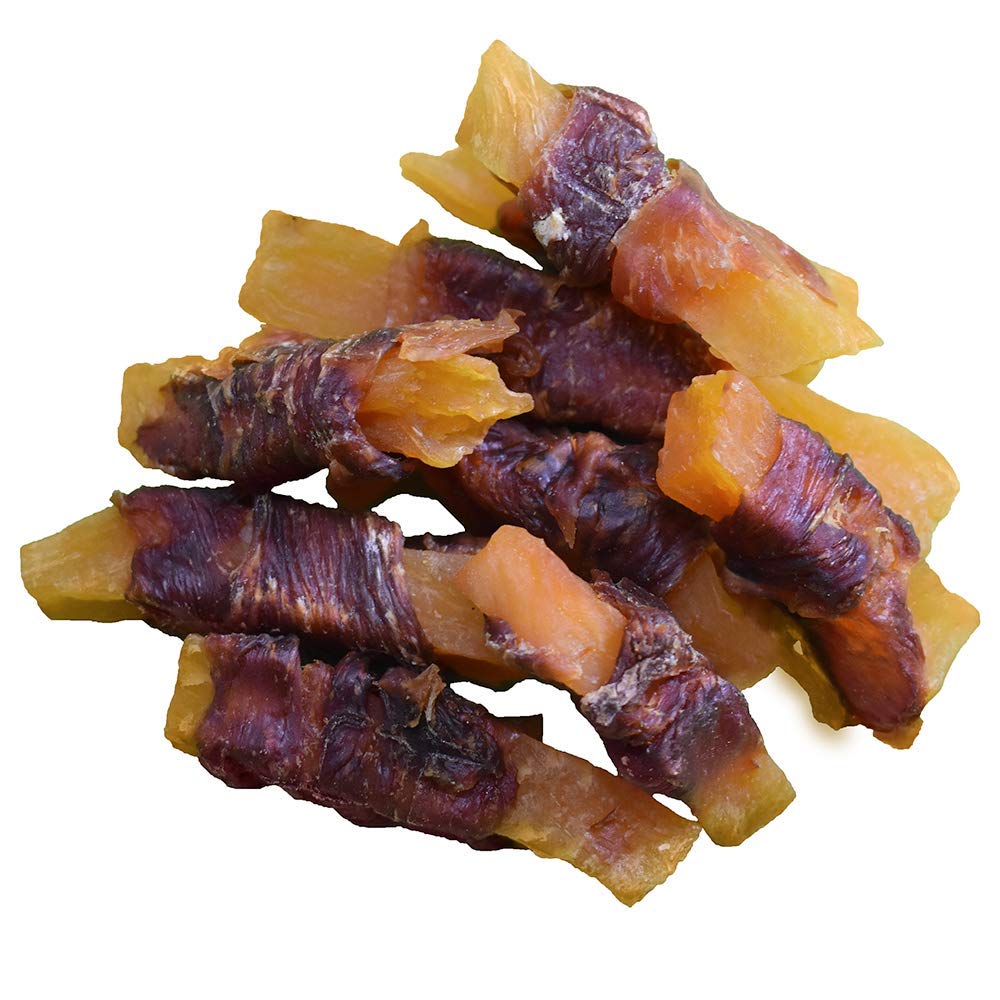 Beefeaters Sweet Potato Wrap with Chicken 40oz - Dog Treat. No Corn, Wheat, Soy or Gluten, Low Fat, Whole Muscle Jerky, Ideal fo
