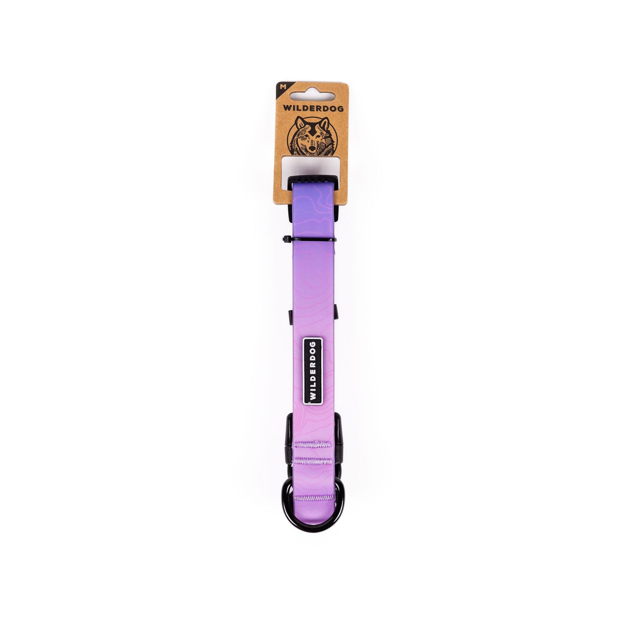 Wilderdog Waterproof Dog Collar - Repels Water & Dirt - Medium 13''-18'' - Aurora