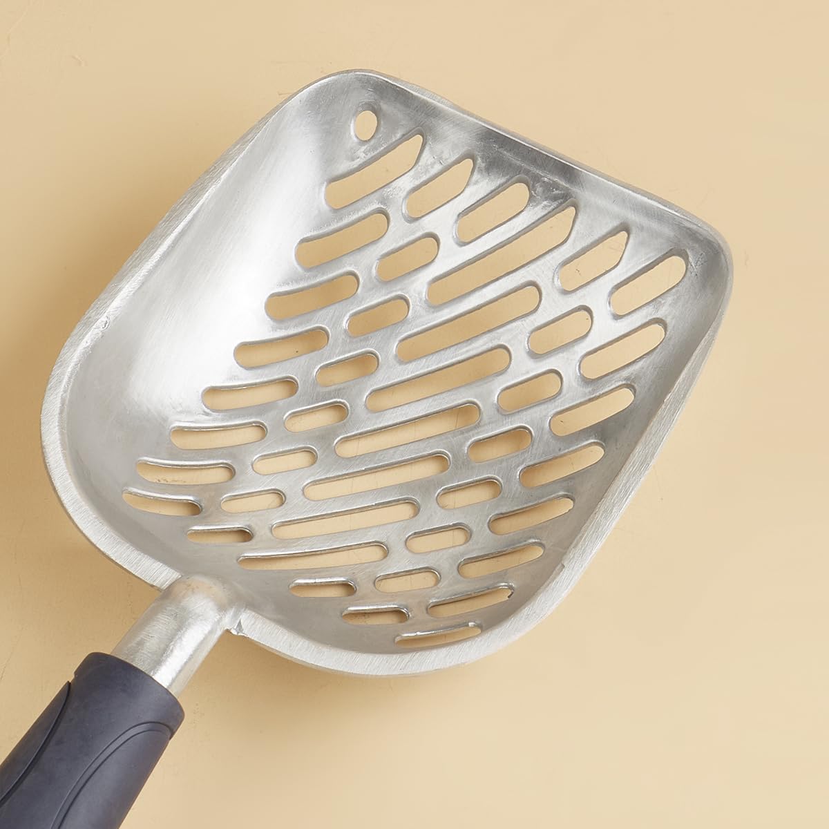 Chi-Buy Navy Blue Metal Cat Litter Scoop Durable Aluminum Screen Cat Litter Shovel Kitten Poop Scooper