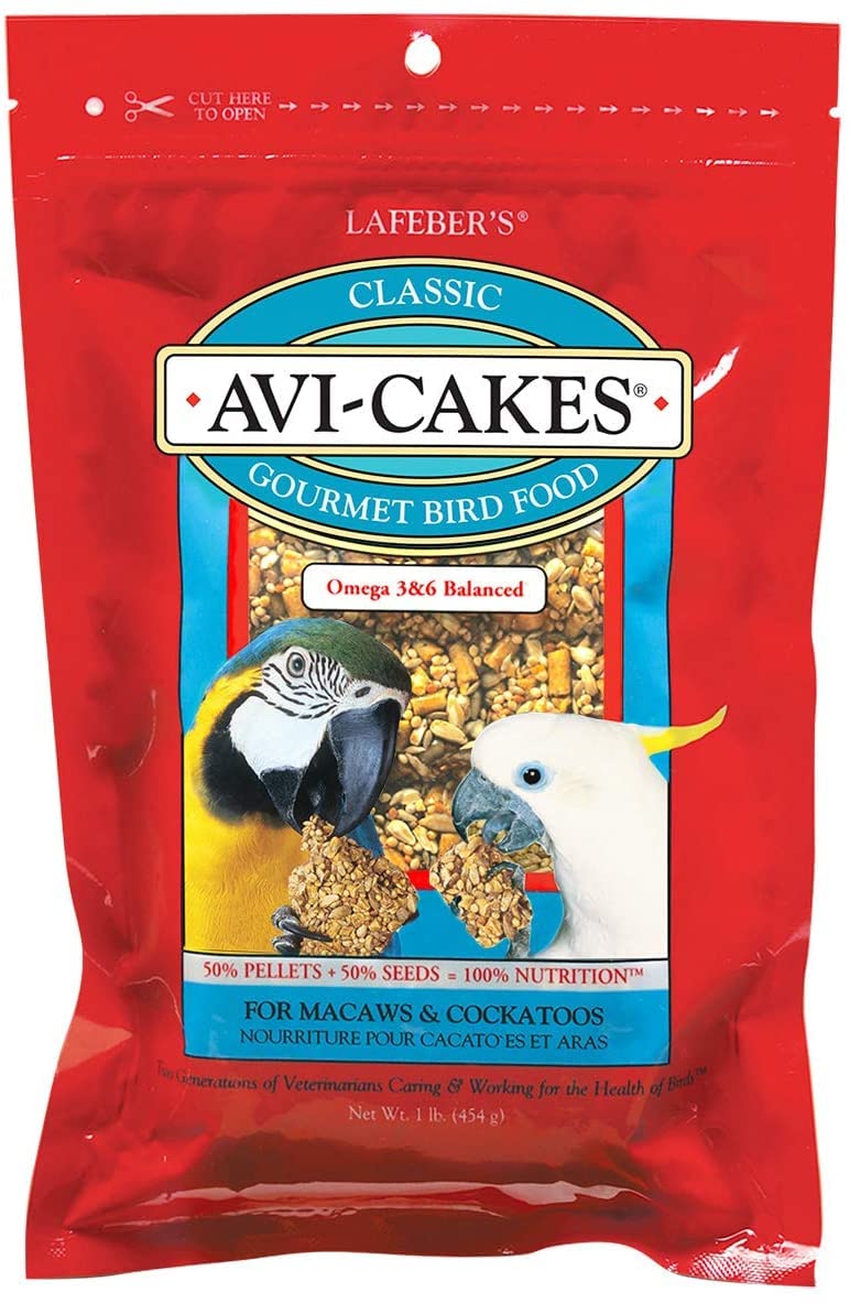 (3 Pack) Lafeber Company Avi-Cakes Macaw and Cockatoo Treat (1 Pound Per Pack)