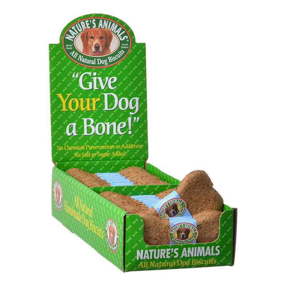 Natures Animal Original Bakery Biscuits, All Natural Dog Treats, 24 Count