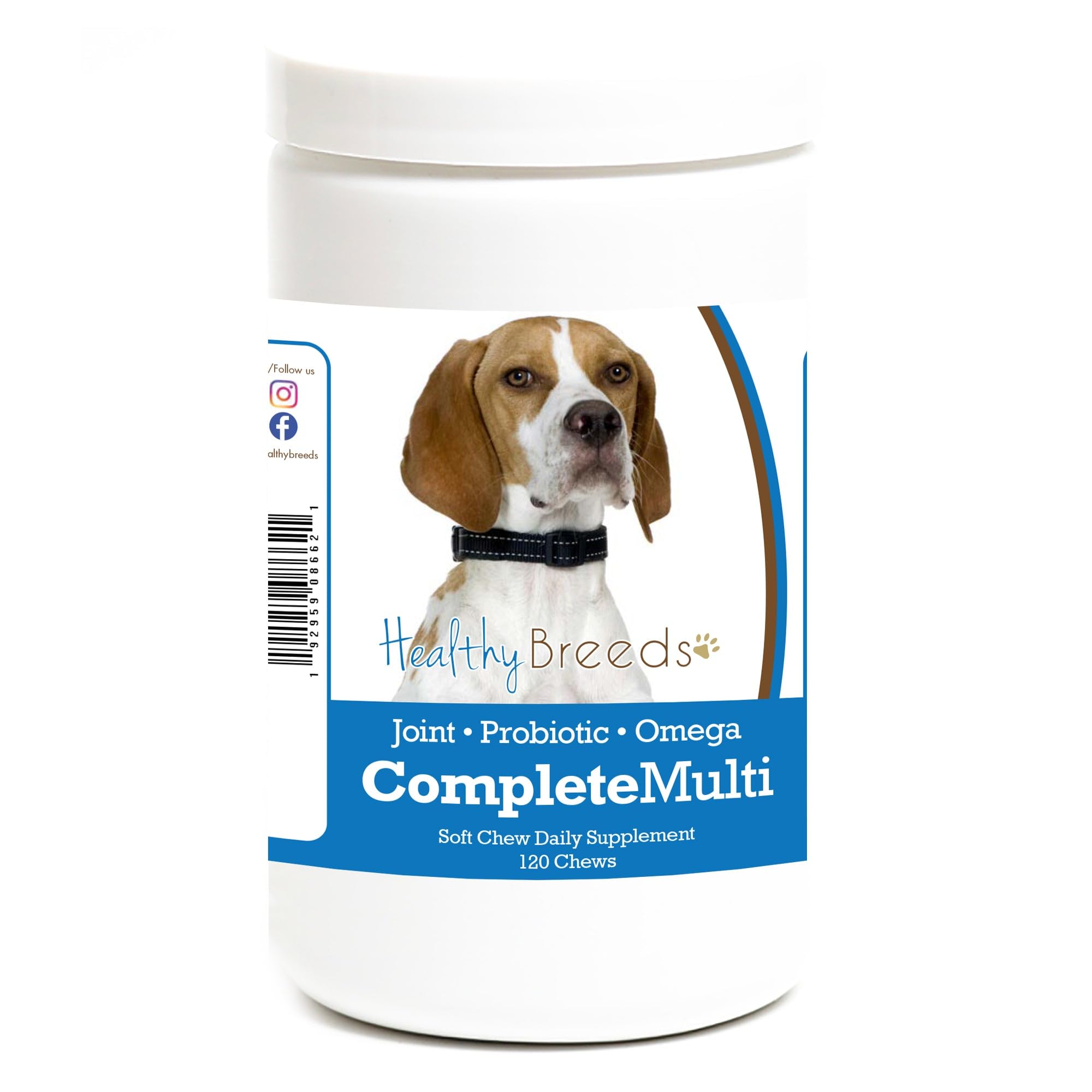 Healthy Breeds English Pointer All in One Multivitamin Soft Chew 120 Count