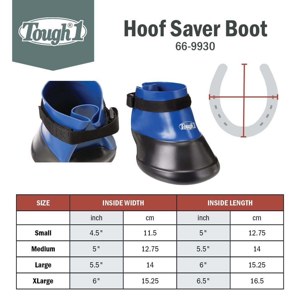 Tough 1 Protect O Boot, Royal Blue, Large