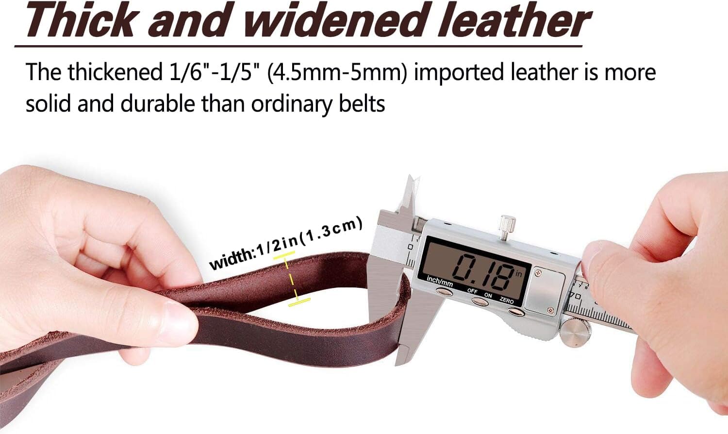 Lwbmg Leather Dog Leash - 8Ft X 1/2 Inch, Heavy Duty, Braided, Comfortable For Medium Large Dogs - Brown