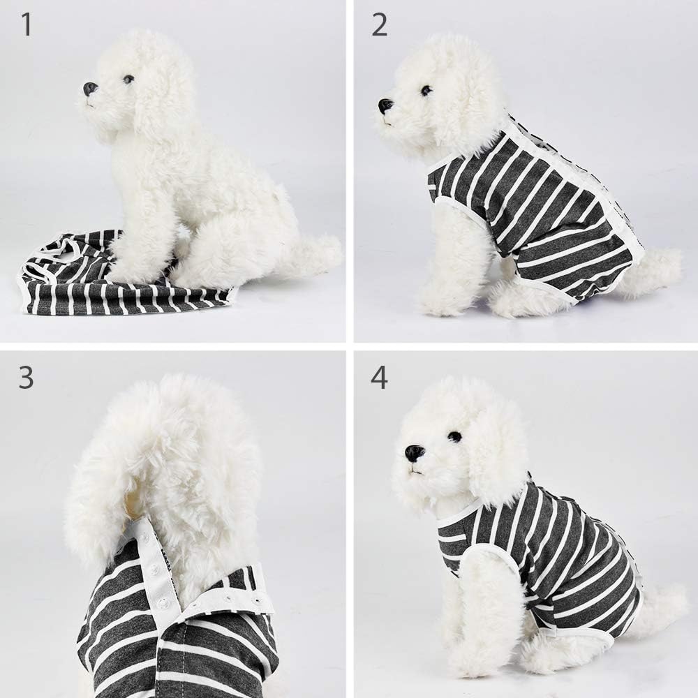 Due Felice Dog Diapers Sanitary Panties Doggy Period Onesie Bodysuits Pet Recovery Suit After Surgery Wear For Male And Female D