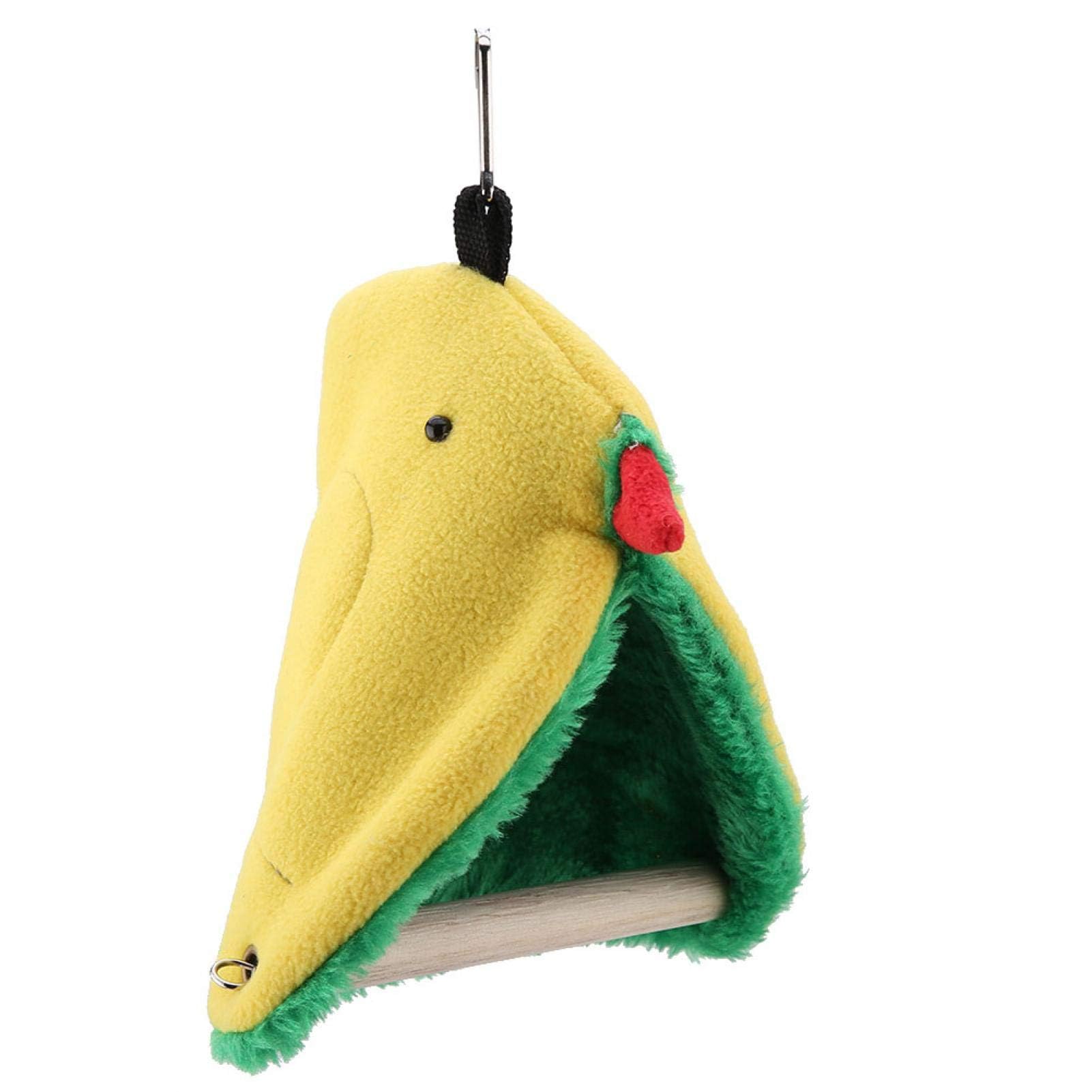 Cigemay Parrot Hammock, Reduce Stress Bird Happy Tent, Bird Hammock, Finches Macaws Cockatiels For Small Parakeets