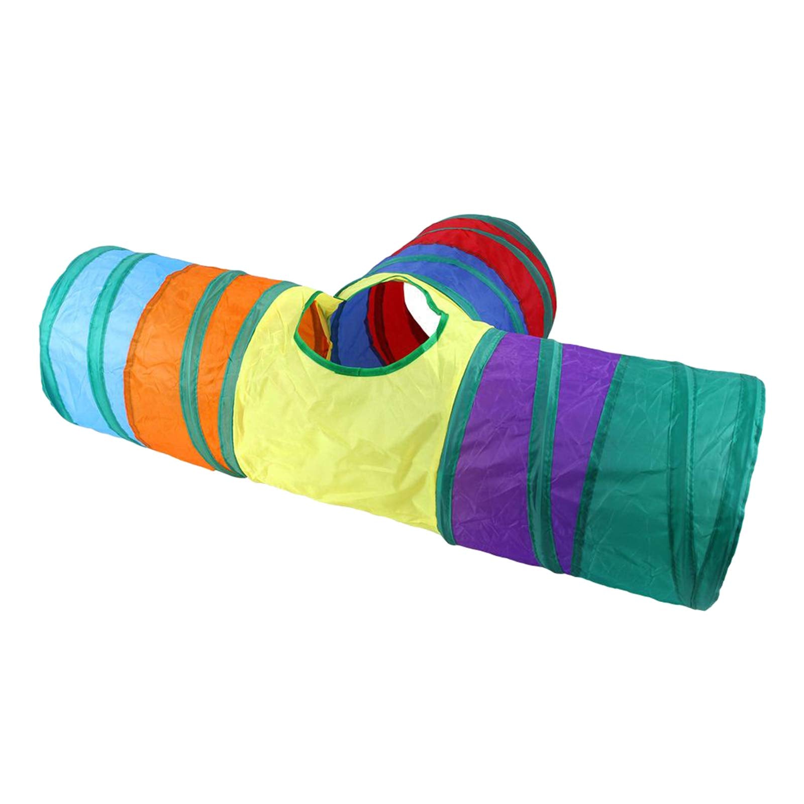 Ujeavette Cat Tunnel Crawl Tube Kids Kitten Rabbit Tunnels Interactive Climbing Toy