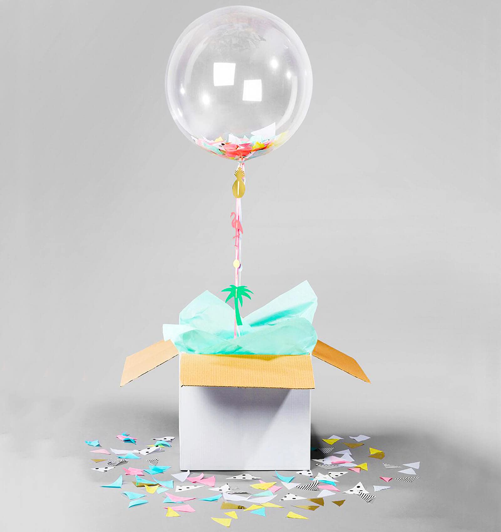 20 Inch Bobo Balloons Bubble Balloons, 40 Pcs clear Bobo Balloon, Large Transparent Bubble Balloon for christmas Wedding Birthda