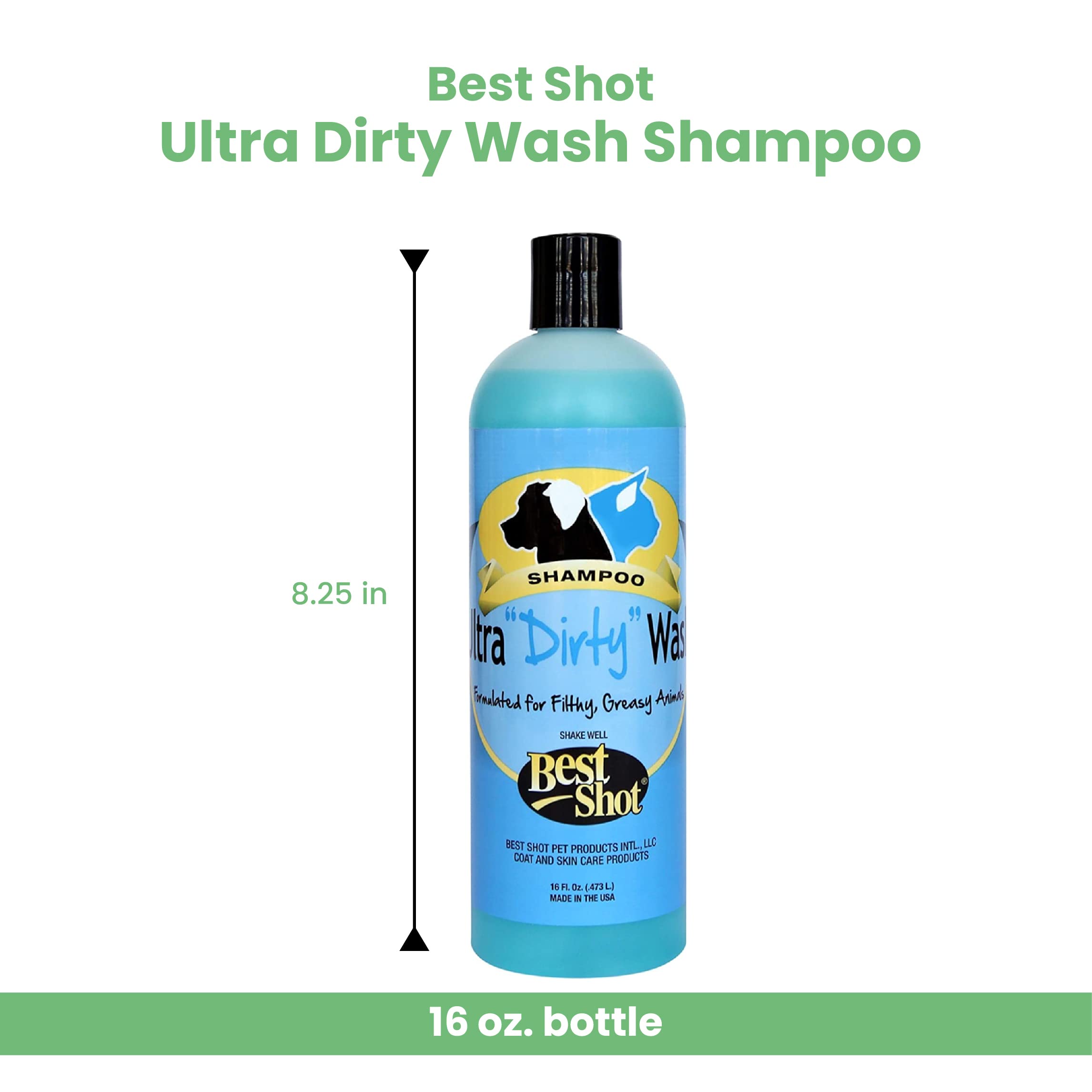 Best Shot Ultra Dirty Wash Shampoo, 16 Oz