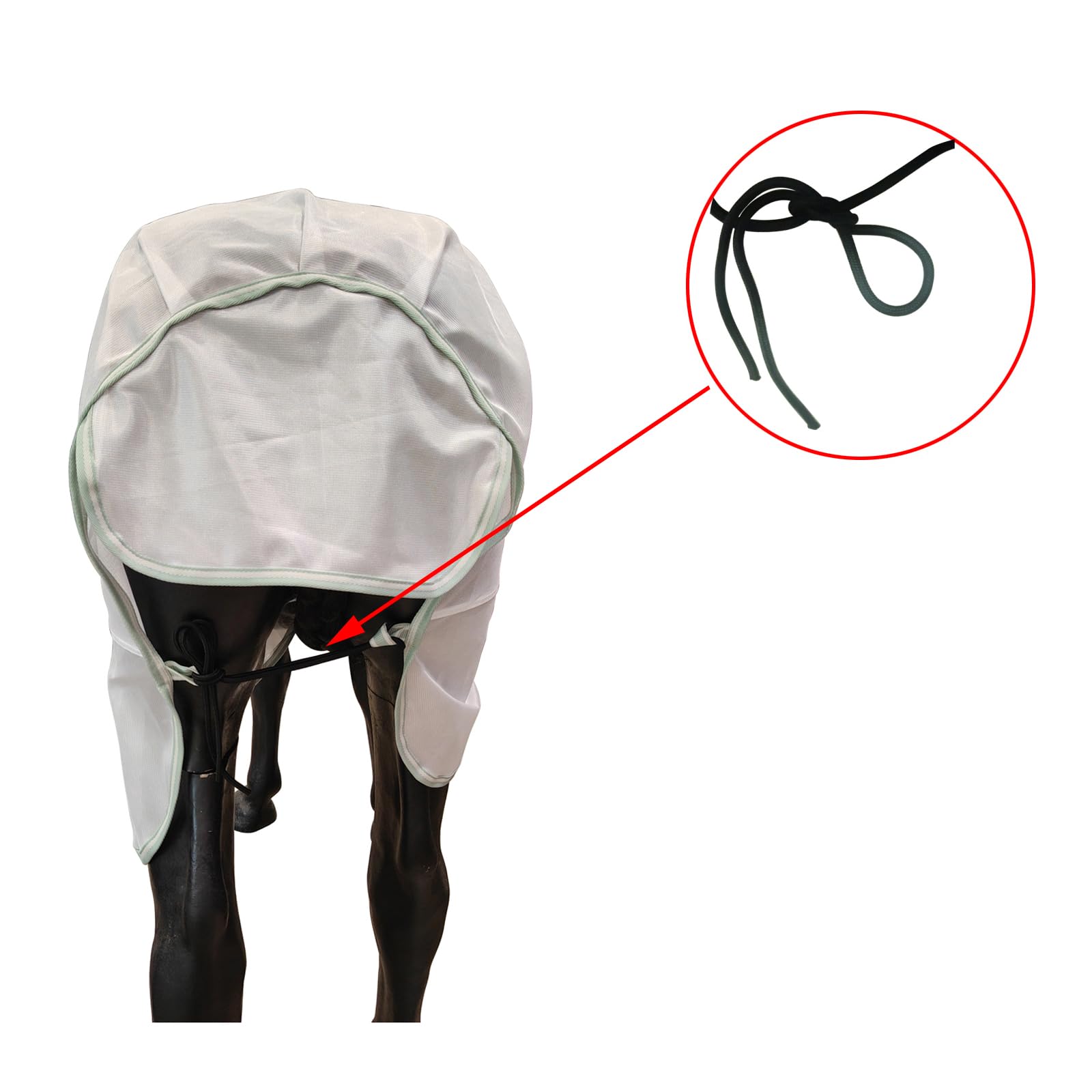 BARN & STABLE Breathable and Tear-Resistant Horse Fly Sheet with UV Protection Equine Summer Sheet Horse Fly Blanket with Remova