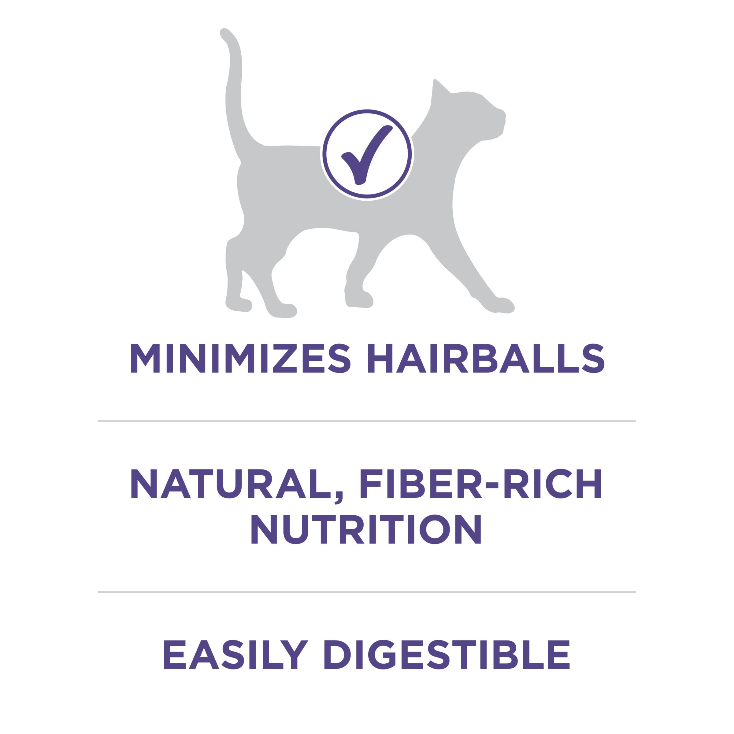 Purina ONE Natural Cat Food for Hairball Control, +PLUS Hairball Formula - 16 lb. Bag