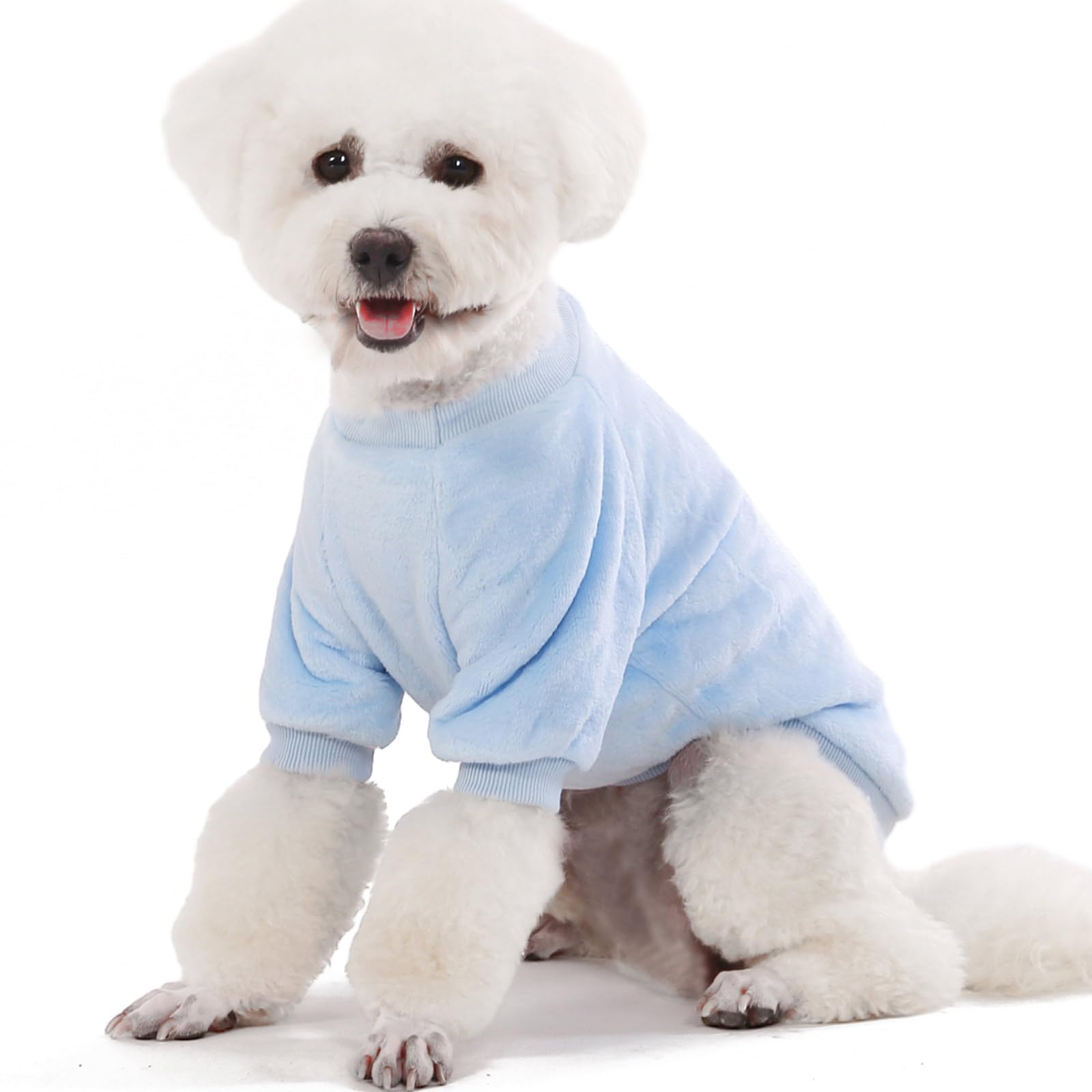Fabricastle Dog Sweaters, 3-Pack Dog Clothes For Small Female Dogs & Cats, Soft And Warm Pet Coats Xxs - Xl, Winter Pet Jackets,