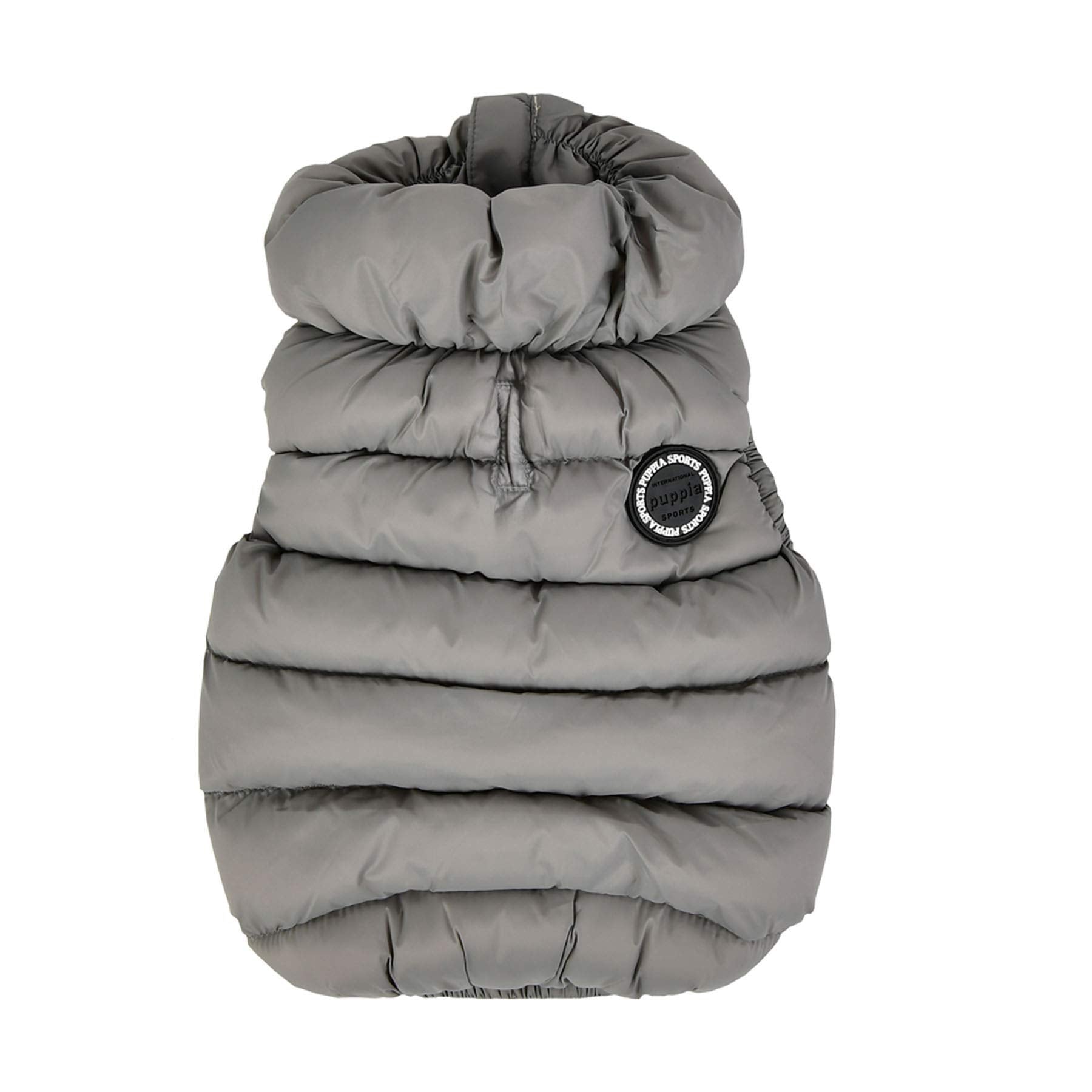 Puppia Winter Ultralight Dog Coat A Waterproof Warmth For Cold Weather Zipper Closure For Small And Medium Dogs, Grey, Small
