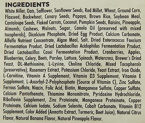 Higgins Sunburst Gourmet Cockatiel Food 3Lb