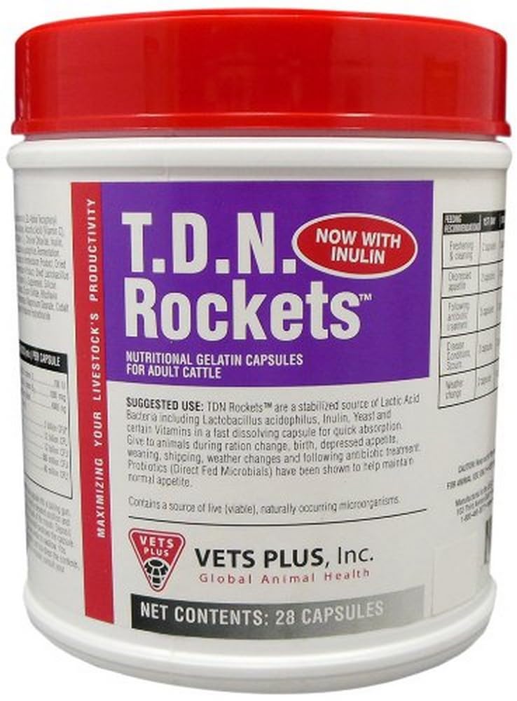 Vets Plus 28-Pack T.D.N. Rockets Horse Supplement