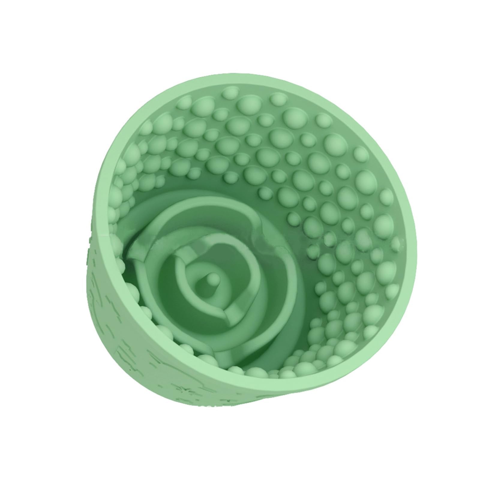 Dog Slow Feeder Lick Bowl,Anxiety Relief Slow Feeder Treat Dispenser, Non-Slip Anti-chocking Pet Dish, Silicone Dog Licking Bowl