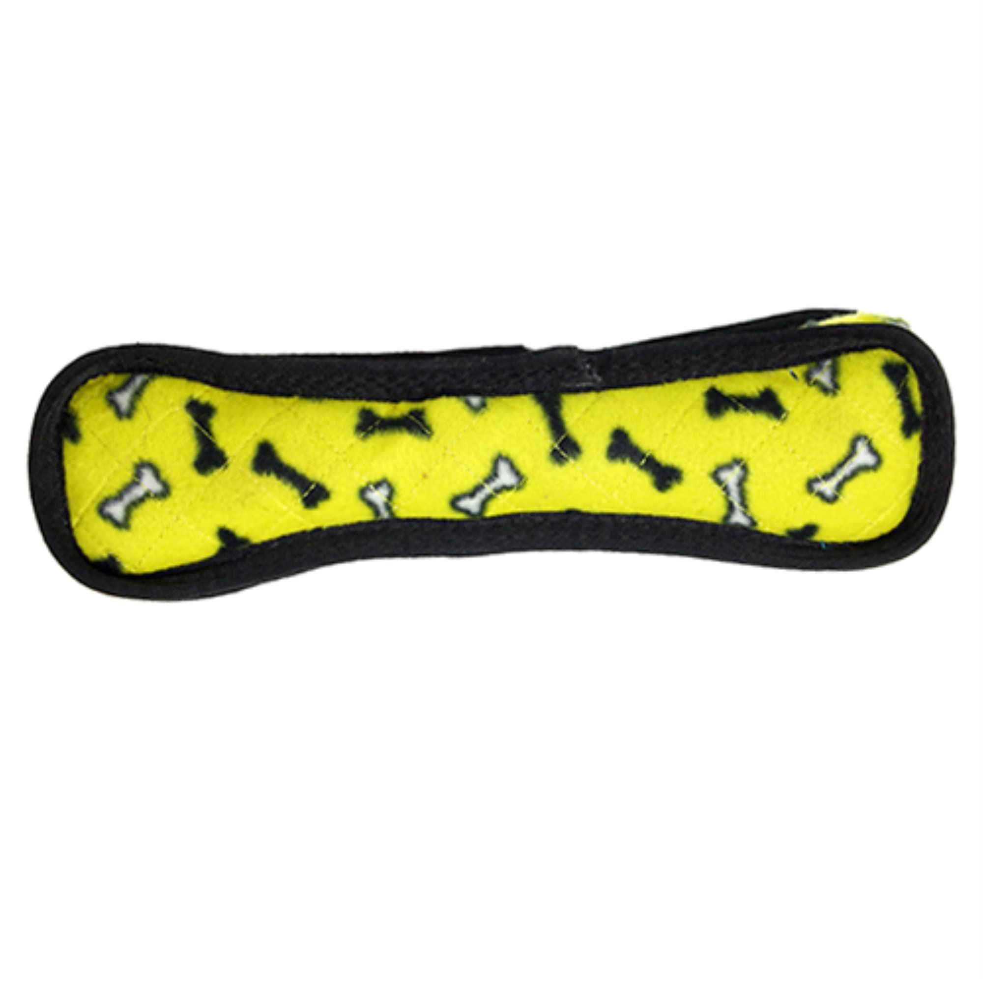 Tuffy - World'S Tuffest Soft Dog Toy - Ultimate Bone-Squeakers - Multiple Layers. Made Durable, Strong & Tough. Interactive Play (Tug, Toss & Fetch). Machine Washable & Floats (Regular, Yellow Bone)