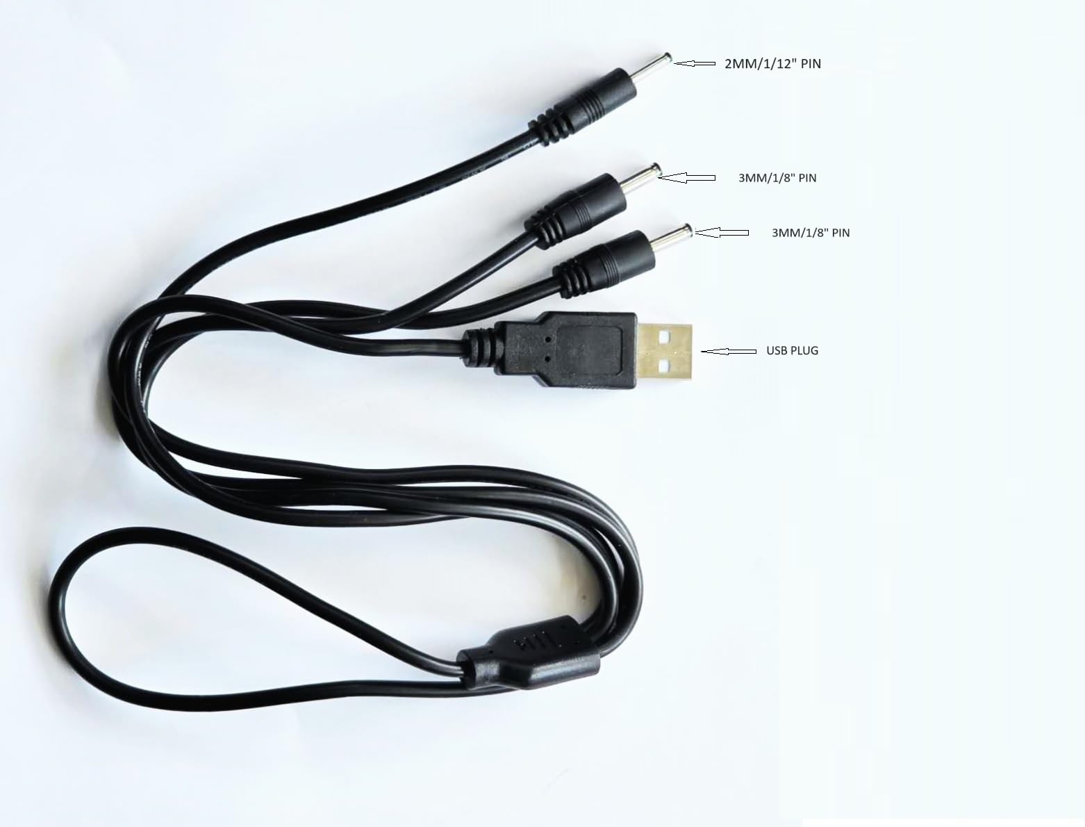 Aetertek 3-Pin USB Charger for T221 Remote Trainer & B600 Bark Collar - Waterproof Rechargeable System
