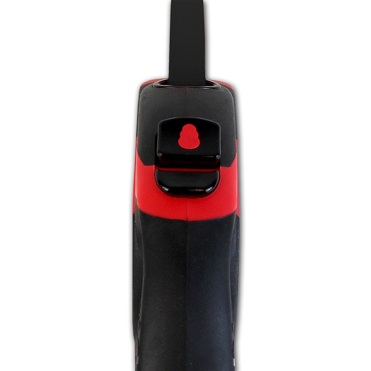 Alcott Kong Terrain Retractable Dog Leash, Large, Red, 16' Long