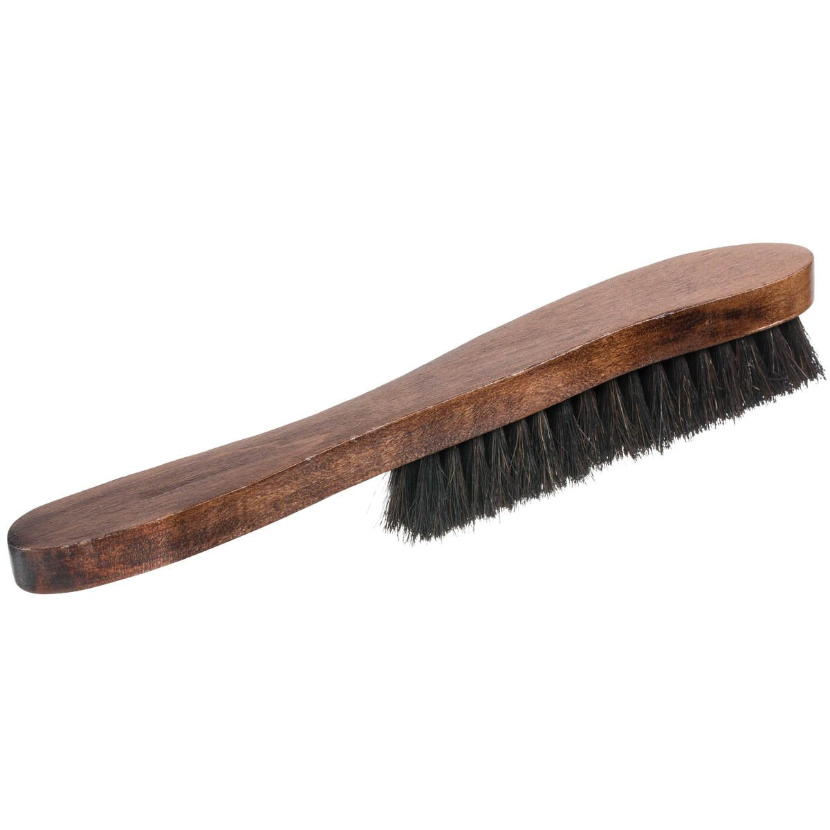 Home-it Hat Brush - Dust Brush - Horse Hair Bristles lint Brush for Clothes, Suits, Cashmere, Wool, Velvet, Good Grip, Walnut Ha