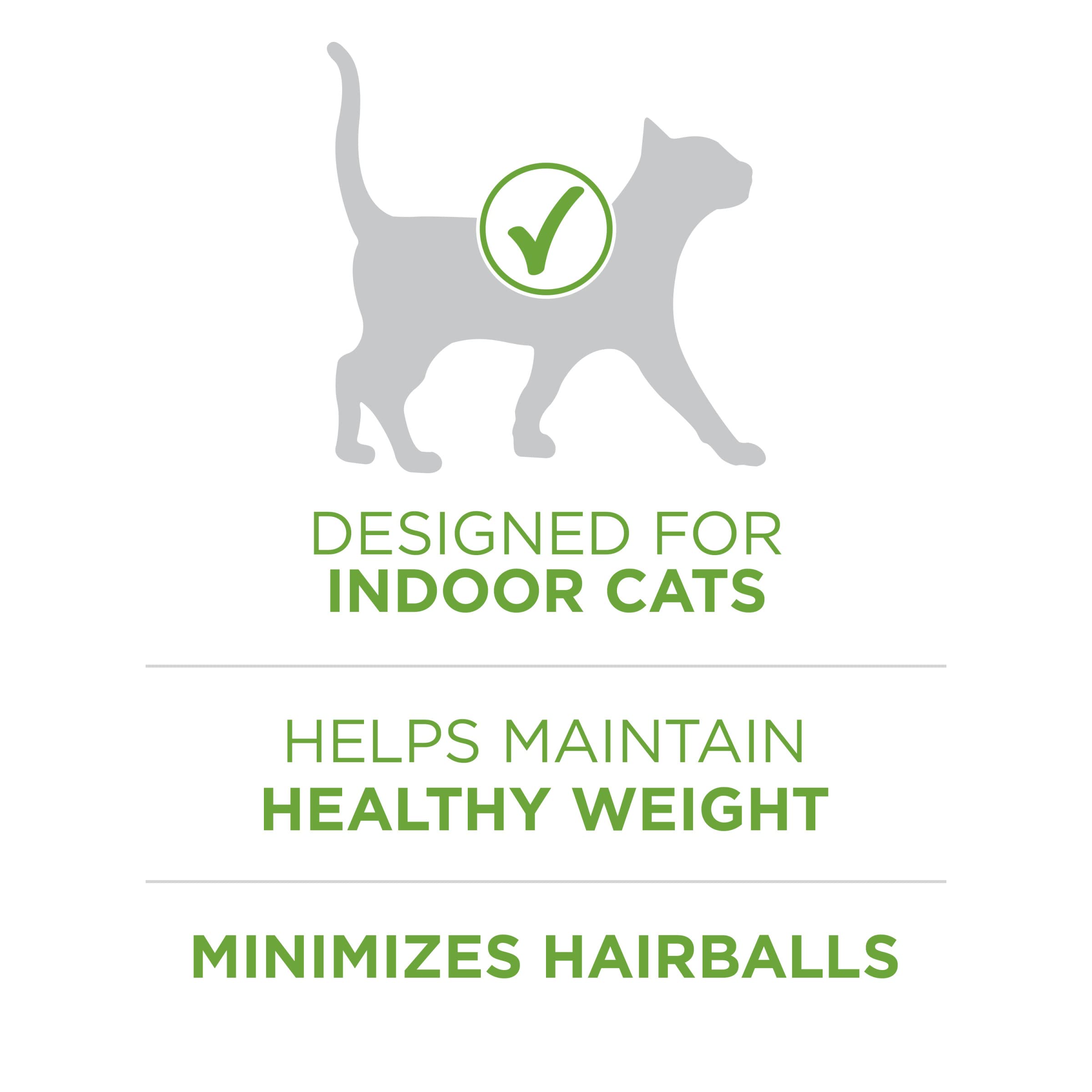 Purina ONE Natural, Low Fat, Weight Control, Indoor Dry Cat Food, +Plus Indoor Advantage - 22 lb. Bag