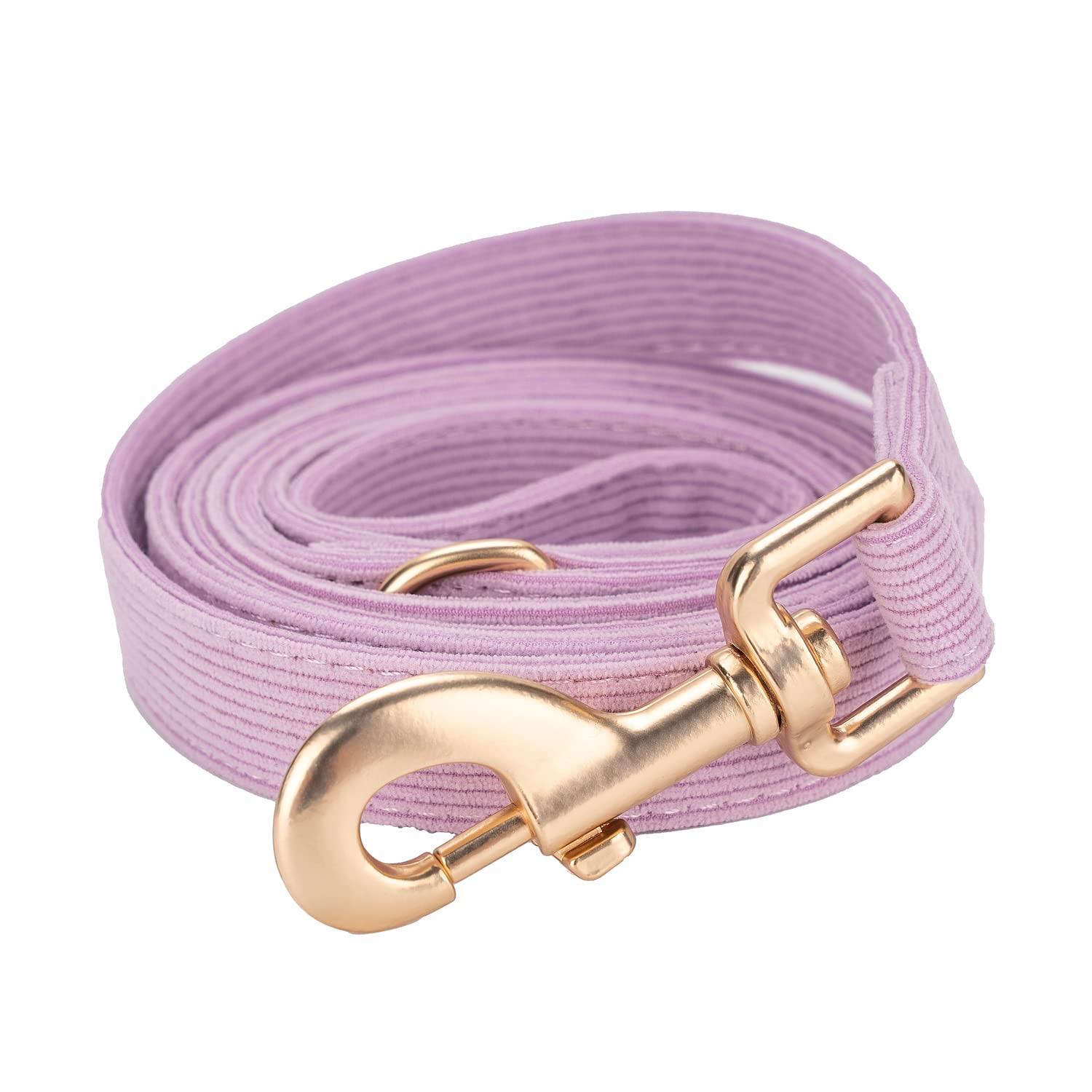 Ewinoom Soft Cotton Dog Leash, 5 Ft Heavy Duty Corduroy Dog Leashes With Gold Metal Hook For Small Medium Large Dogs,Small,Light